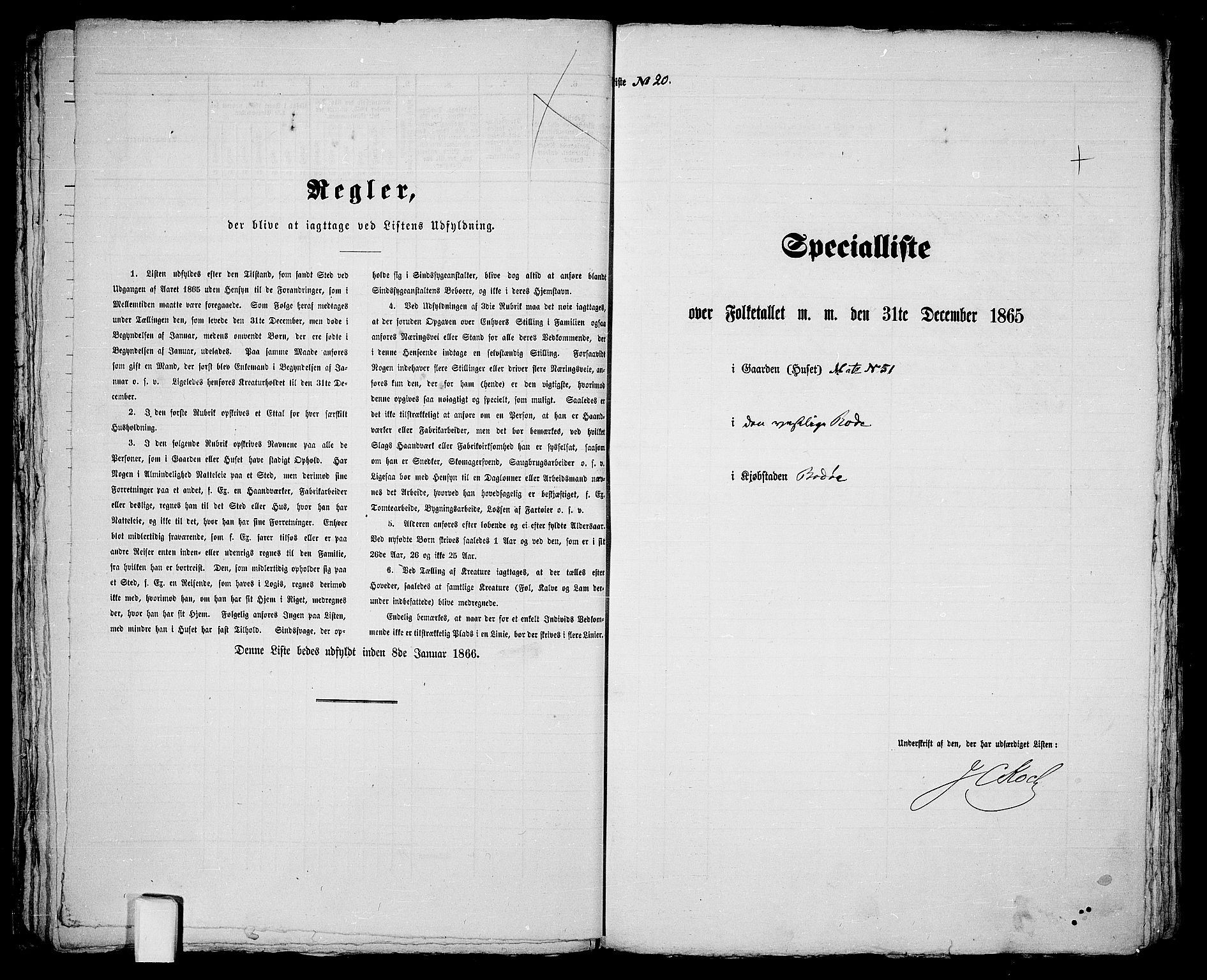 RA, Folketelling 1865 for 1804B Bodø prestegjeld, Bodø kjøpstad, 1865, s. 42