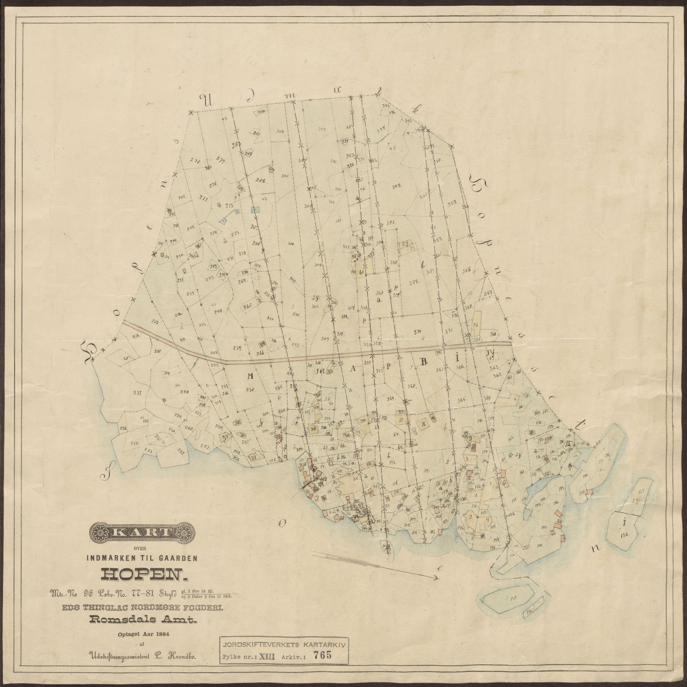 Jordskifteverkets kartarkiv, AV/RA-S-3929/T, 1859-1988, s. 943