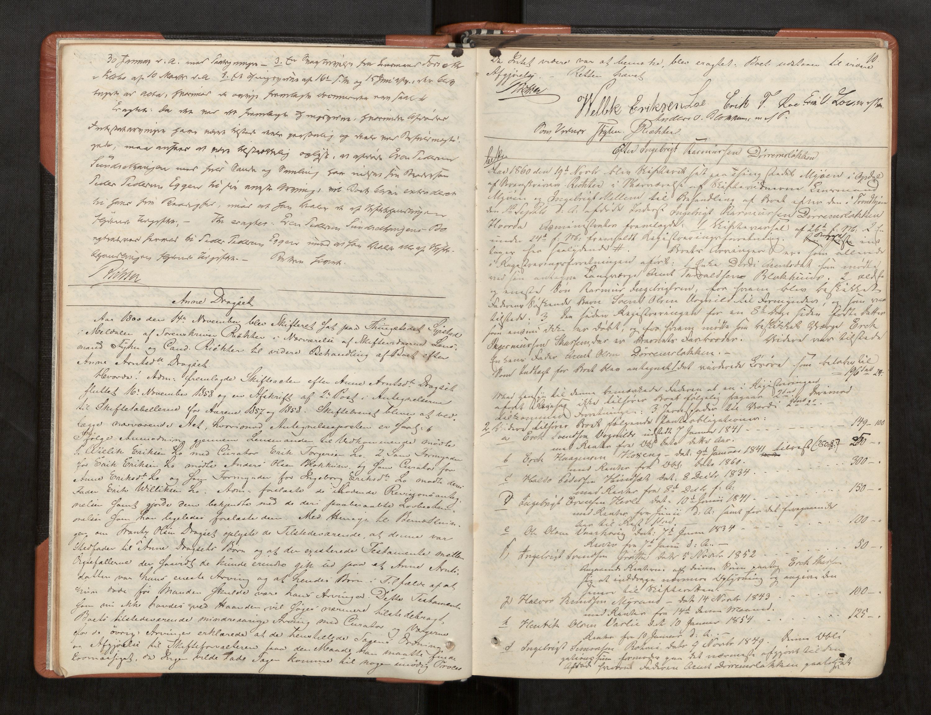 Orkdal sorenskriveri, AV/SAT-A-4169/1/3/3B/L0005: Skiftebehandlingsprotokoll, 1860-1876, s. 10