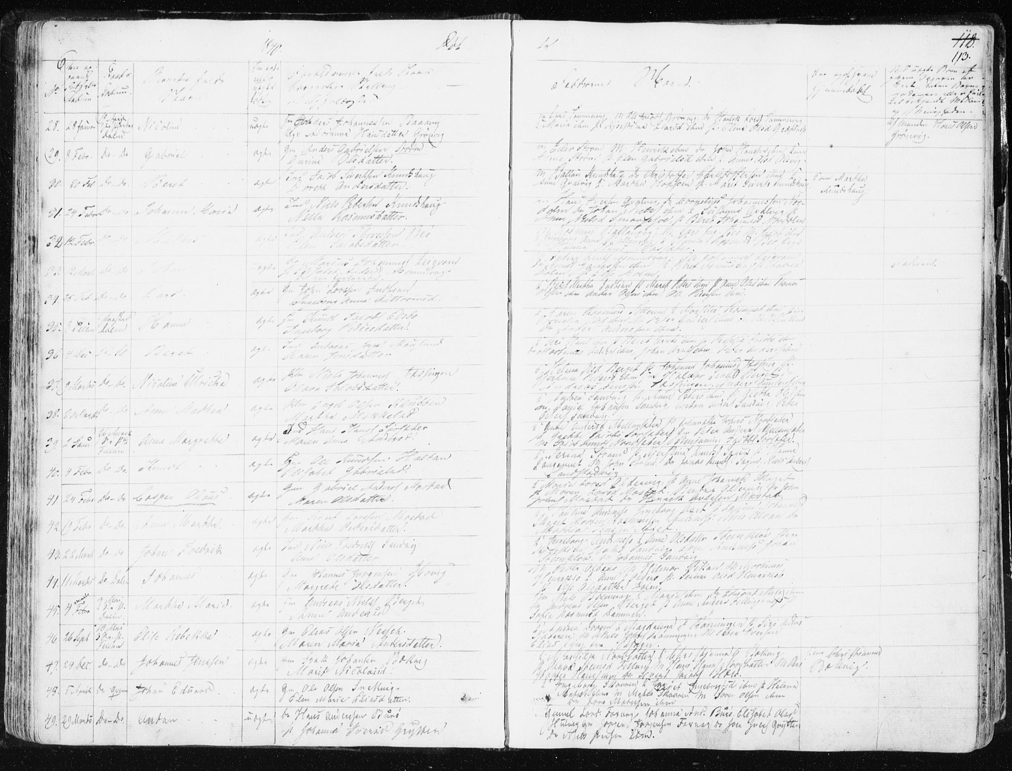 Ministerialprotokoller, klokkerbøker og fødselsregistre - Sør-Trøndelag, SAT/A-1456/634/L0528: Ministerialbok nr. 634A04, 1827-1842, s. 113