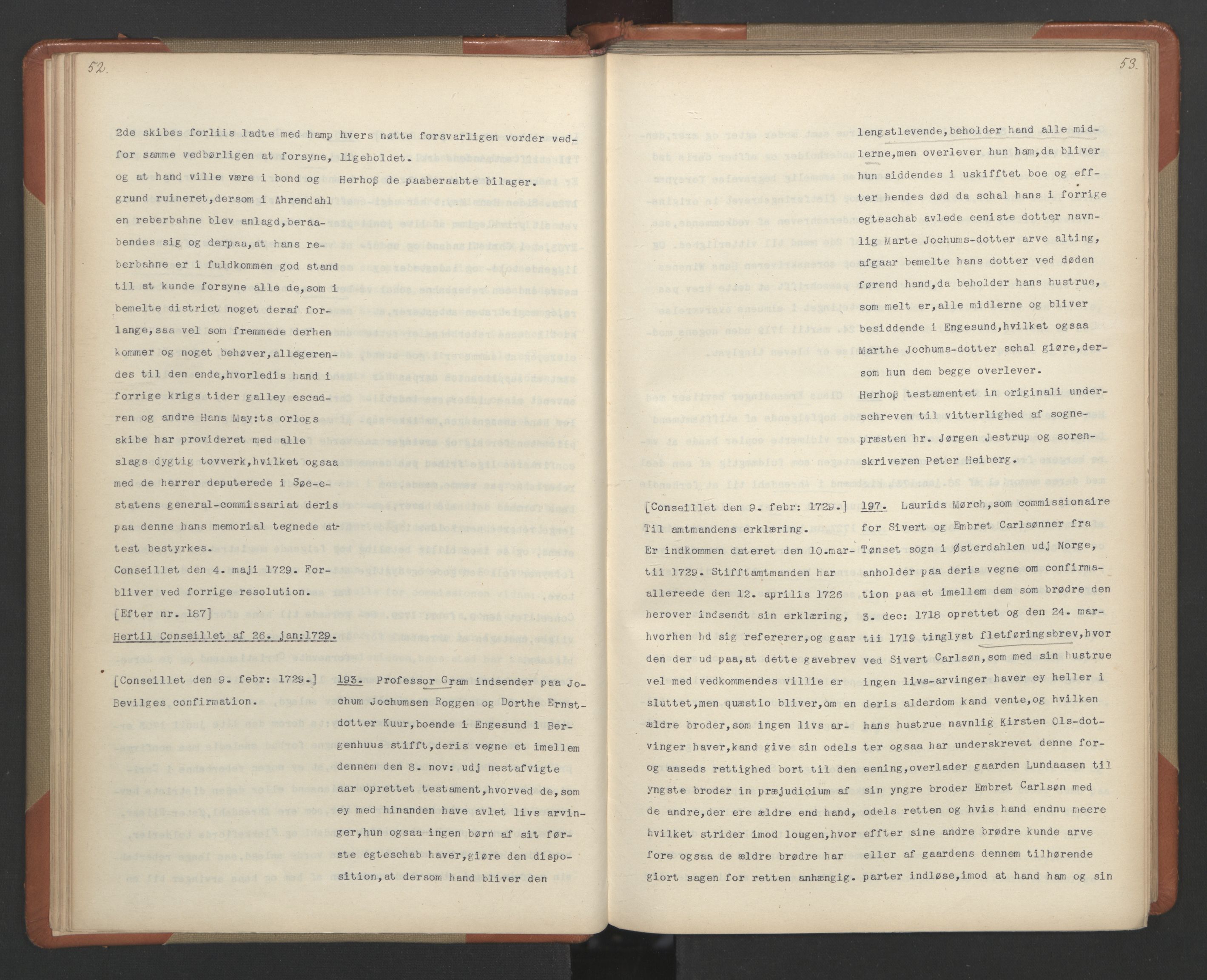 Avskriftsamlingen, AV/RA-EA-4022/F/Fa/L0092: Supplikker, 1729, s. 30