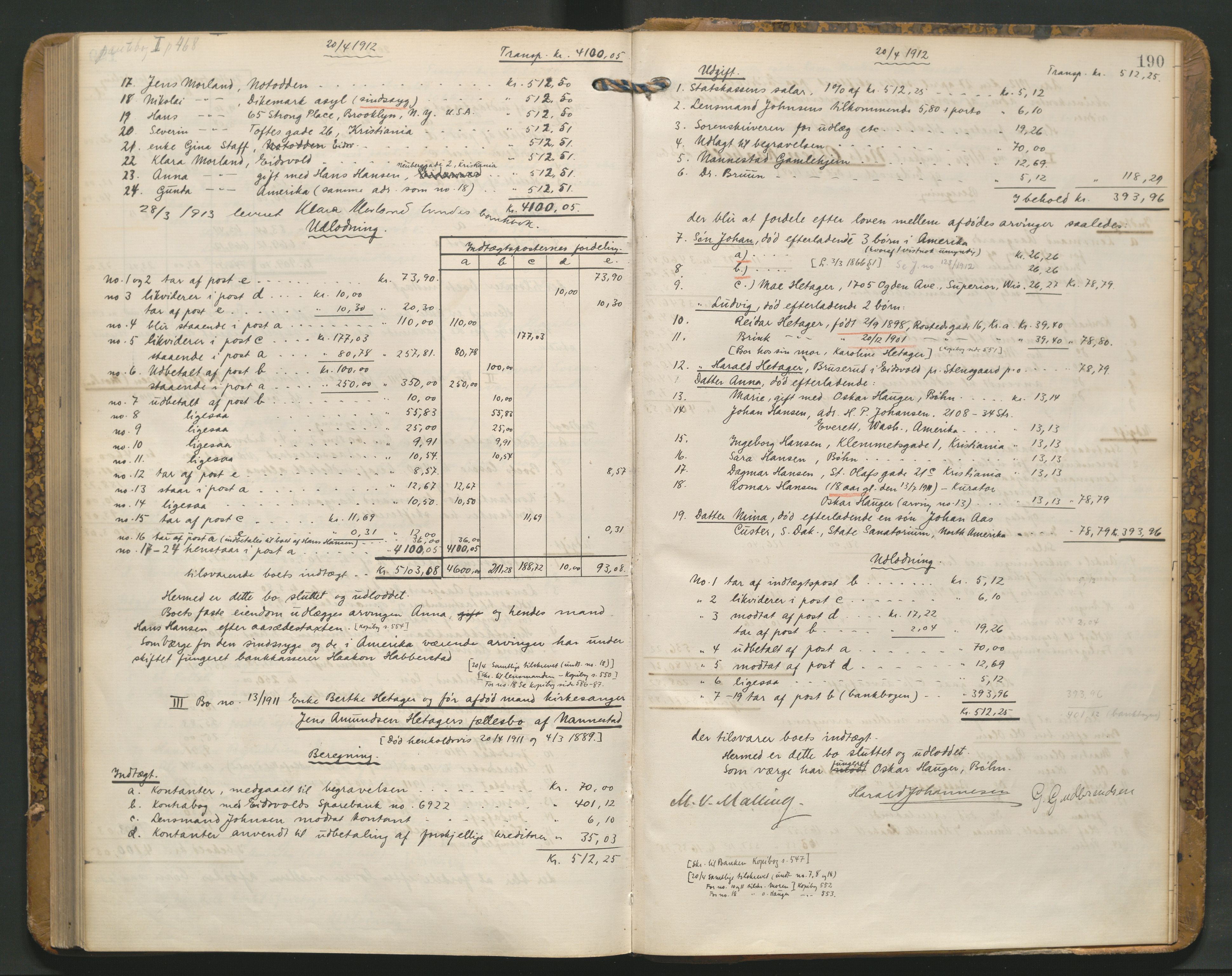 Eidsvoll tingrett, AV/SAO-A-10371/H/Hc/L0002: Skifteutlodningsprotokoll, 1900-1912, s. 190