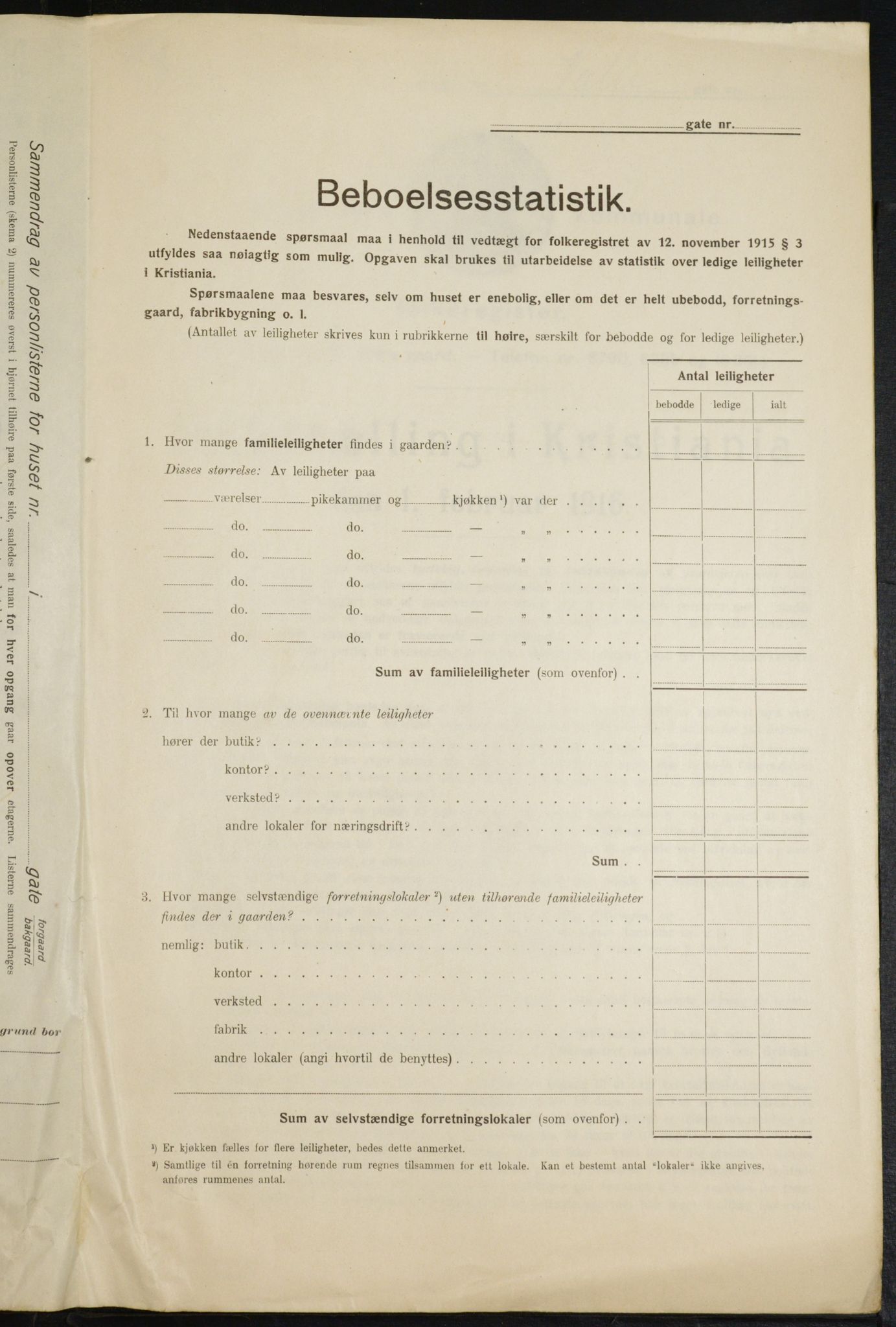 OBA, Kommunal folketelling 1.2.1916 for Kristiania, 1916, s. 125633