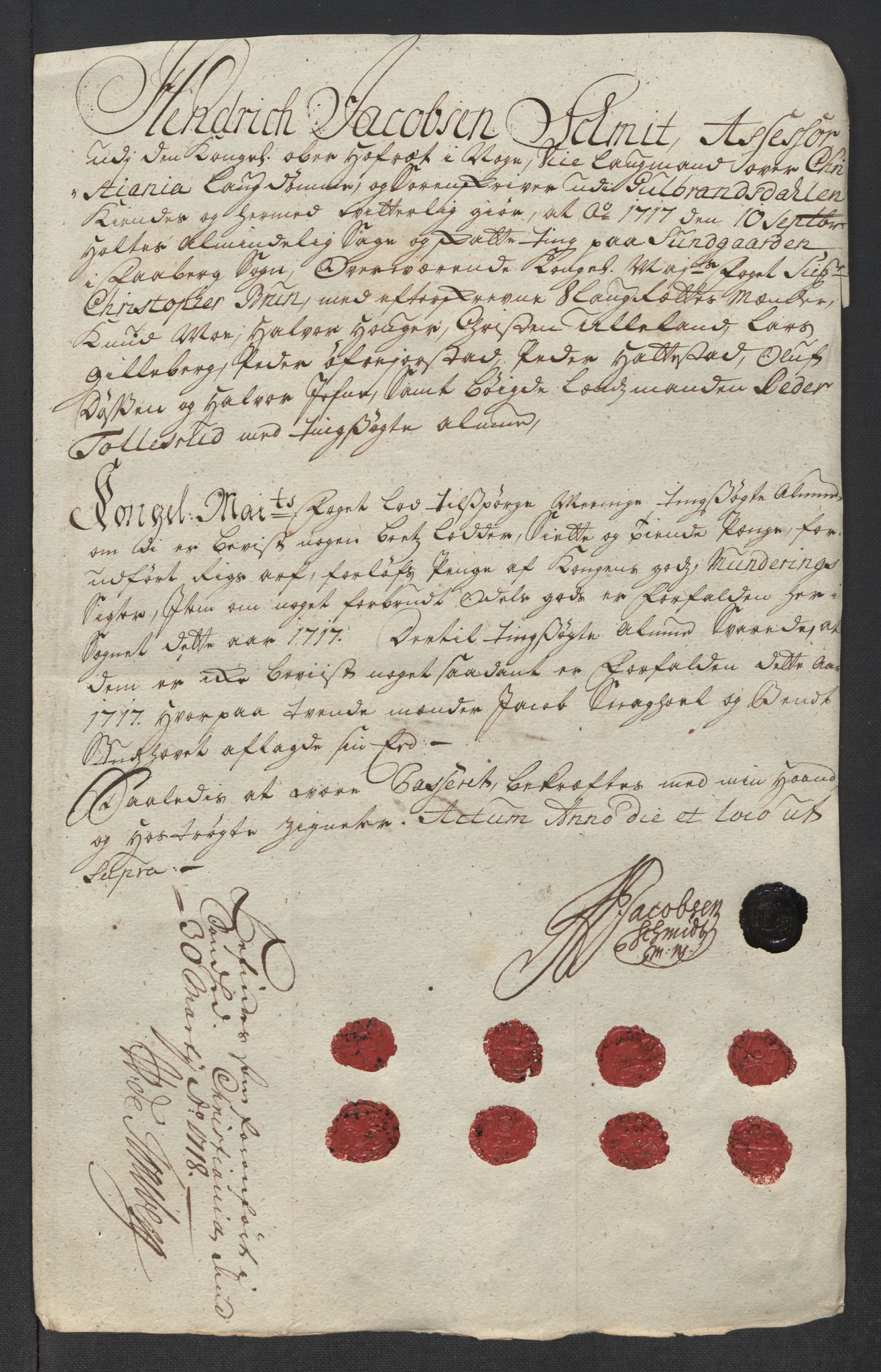 Rentekammeret inntil 1814, Reviderte regnskaper, Fogderegnskap, AV/RA-EA-4092/R17/L1187: Fogderegnskap Gudbrandsdal, 1717, s. 144