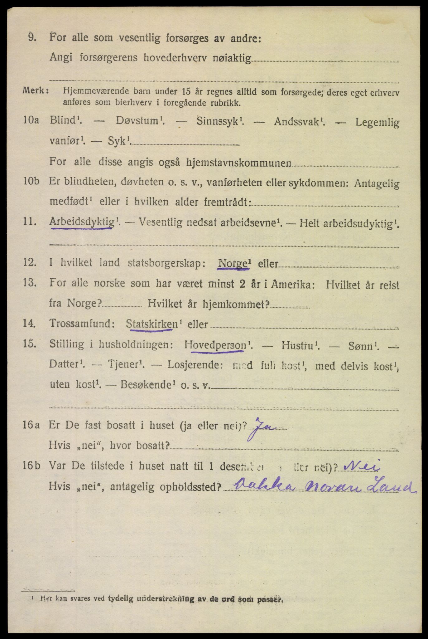 SAH, Folketelling 1920 for 0541 Etnedal herred, 1920, s. 3953