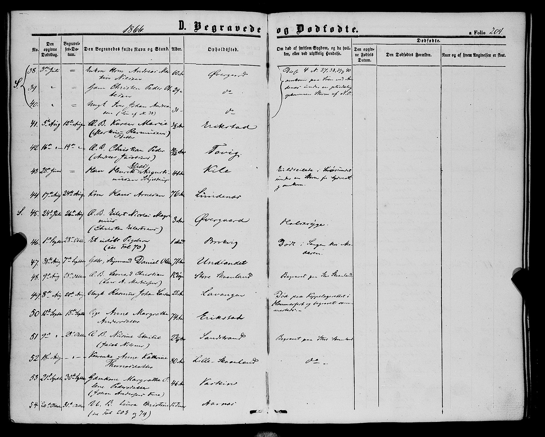 Trondenes sokneprestkontor, AV/SATØ-S-1319/H/Ha/L0012kirke: Ministerialbok nr. 12, 1863-1870, s. 204