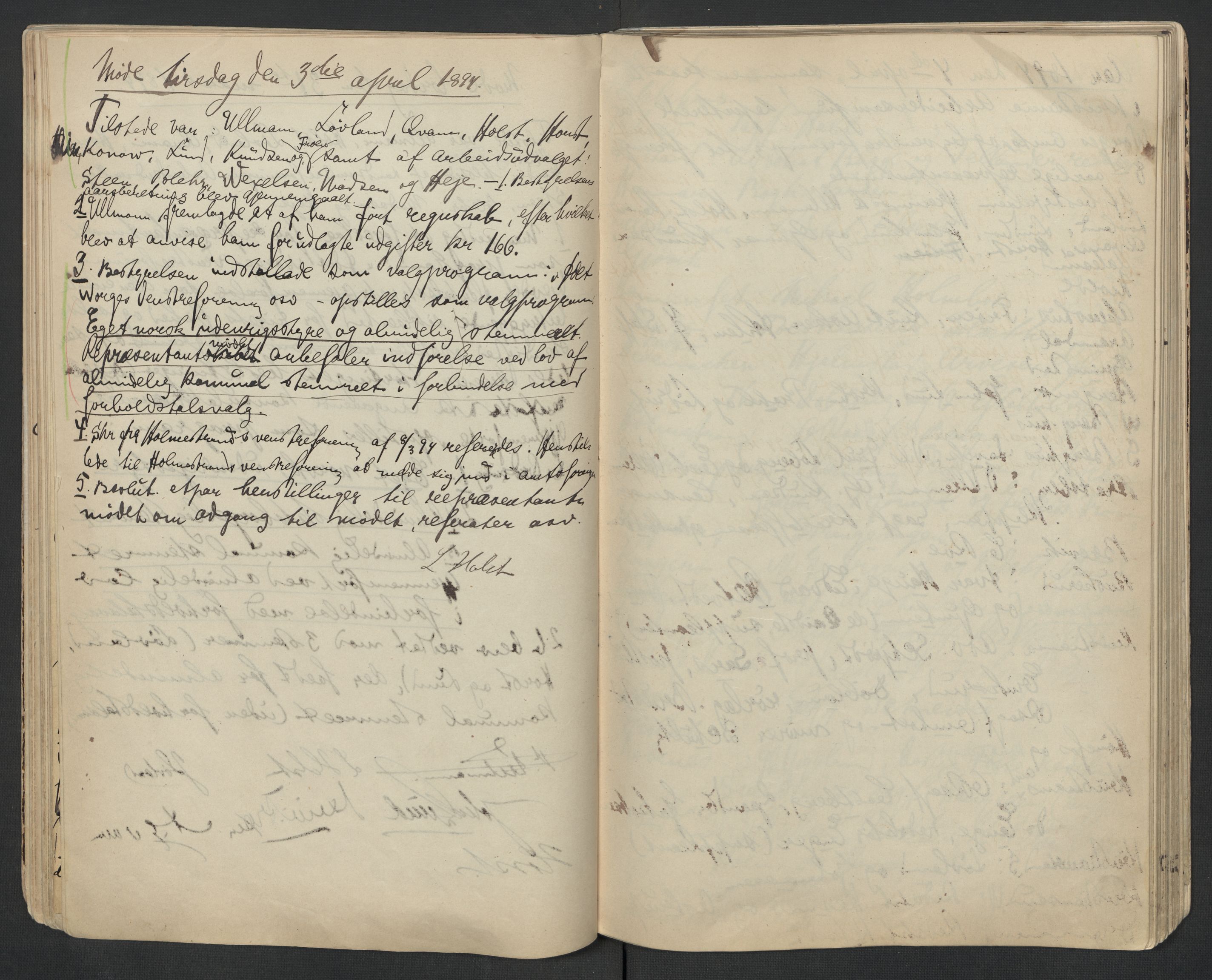 Venstres Hovedorganisasjon, AV/RA-PA-0876/Aa/L0001: Forhandlingsprotokoll for Norges Venstreforening, 1884-1909, s. 43