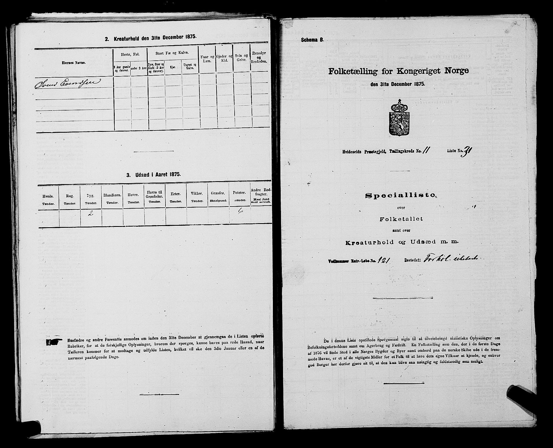 SAKO, Folketelling 1875 for 0829P Kviteseid prestegjeld, 1875, s. 948