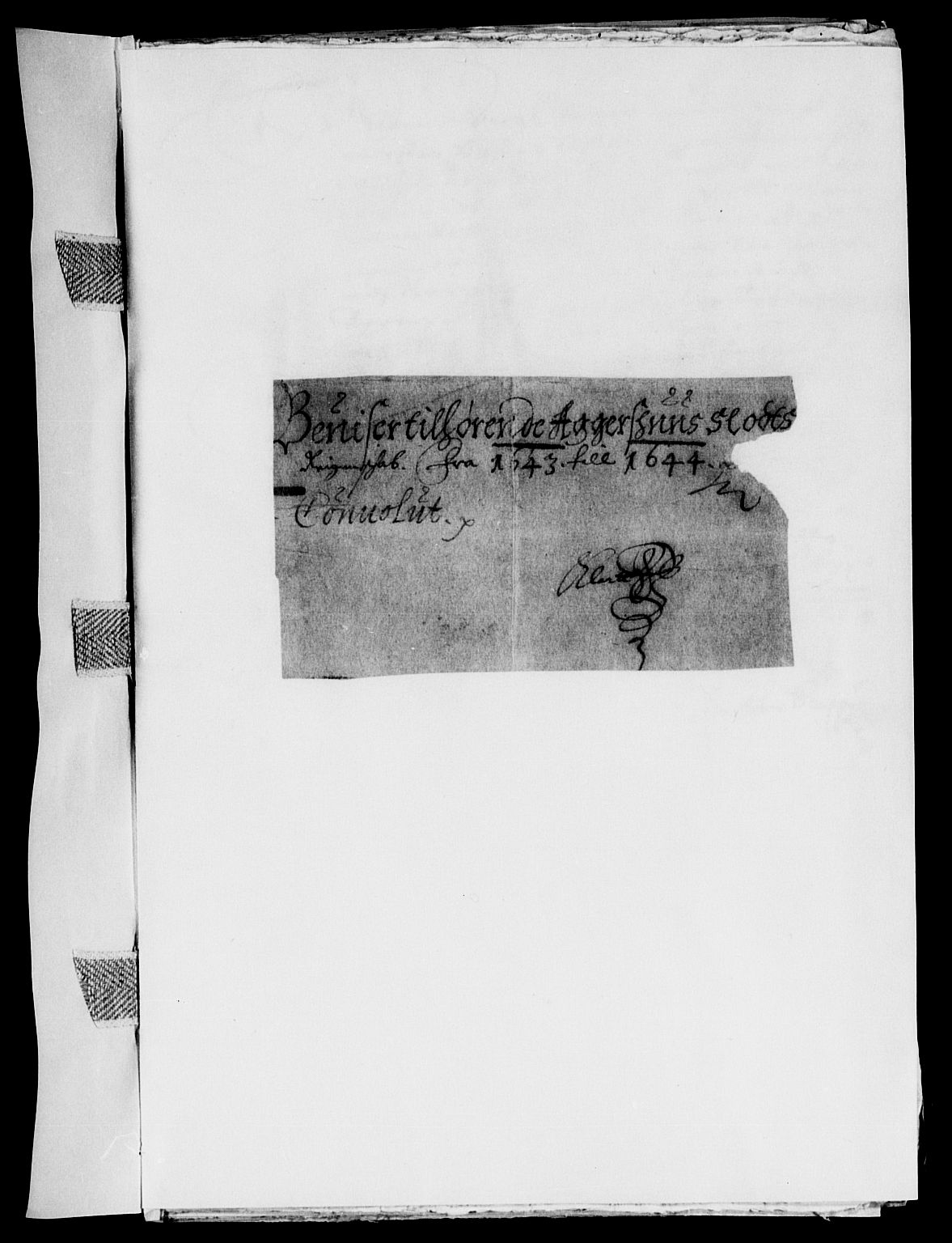 Rentekammeret inntil 1814, Reviderte regnskaper, Lensregnskaper, RA/EA-5023/R/Rb/Rba/L0171: Akershus len, 1643-1644