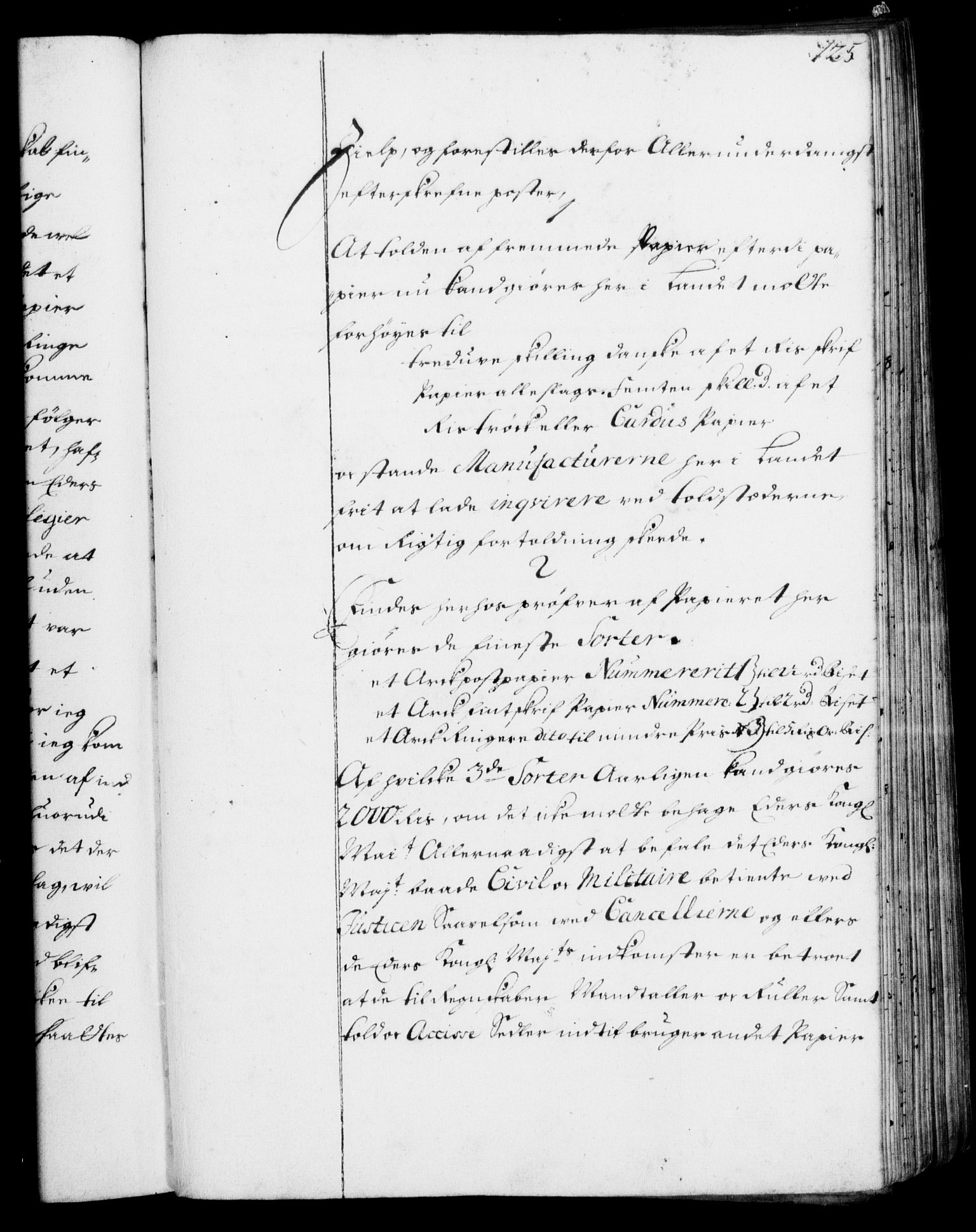 Rentekammeret, Kammerkanselliet, RA/EA-3111/G/Gf/Gfa/L0001: Resolusjonsprotokoll med register (merket RK 52.1), 1695-1706, s. 125