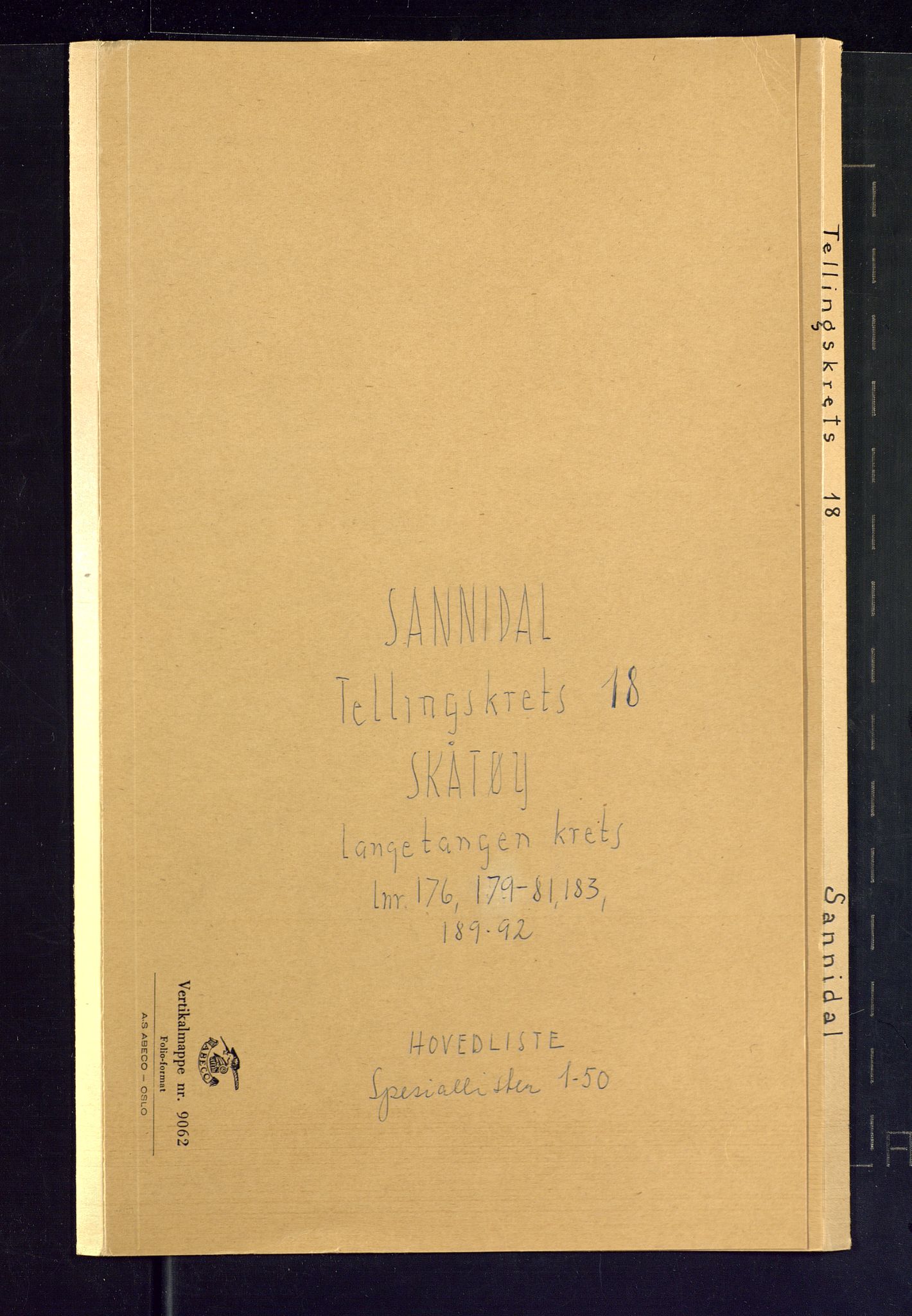 SAKO, Folketelling 1875 for 0816P Sannidal prestegjeld, 1875, s. 75