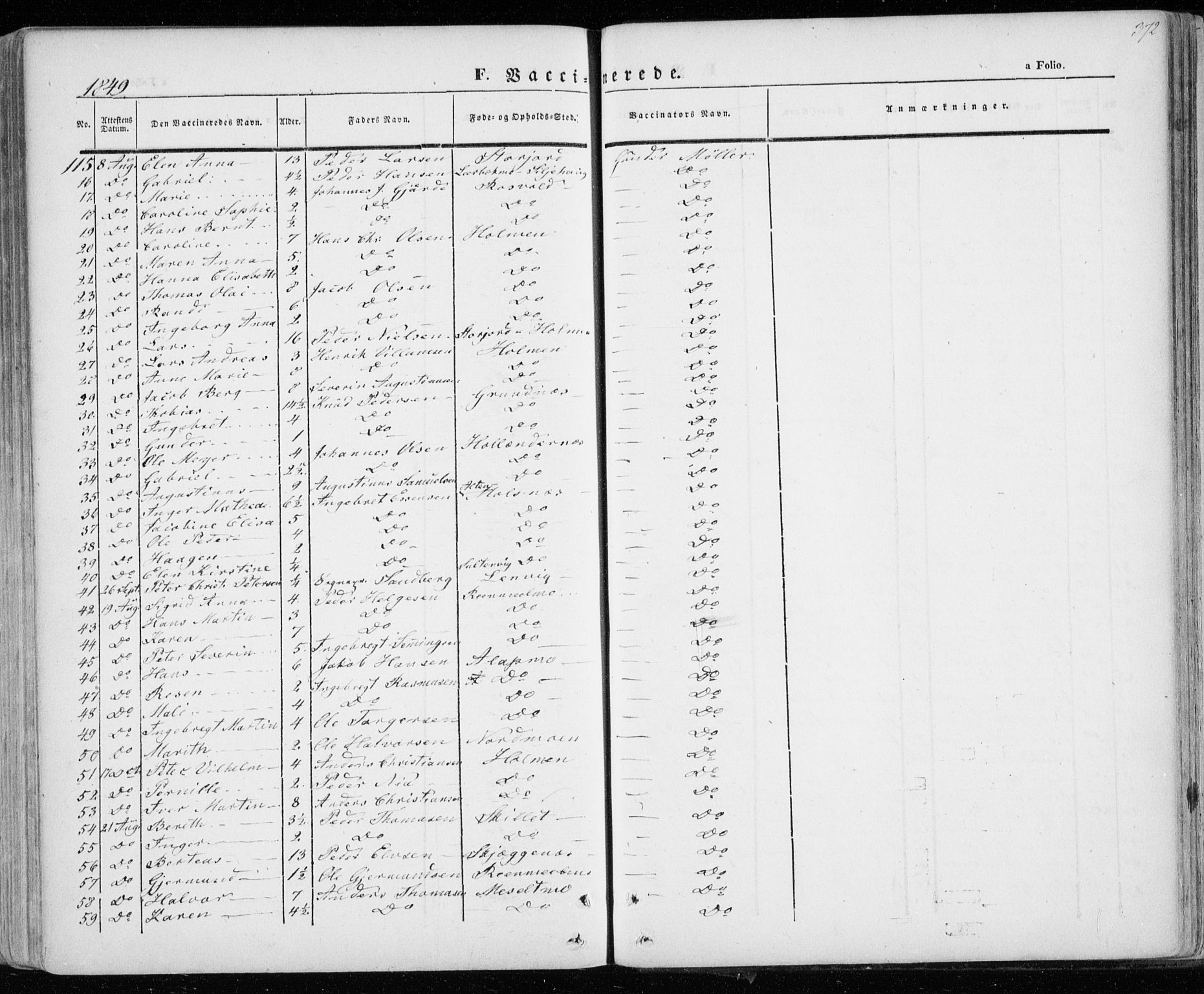 Lenvik sokneprestembete, AV/SATØ-S-1310/H/Ha/Haa/L0006kirke: Ministerialbok nr. 6, 1845-1854, s. 372