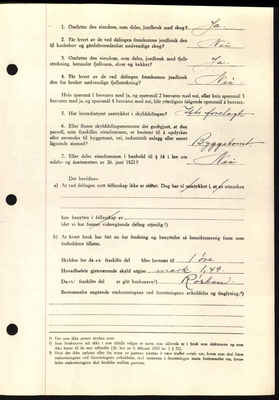 Romsdal sorenskriveri, AV/SAT-A-4149/1/2/2C: Pantebok nr. A10, 1941-1941, Dagboknr: 1554/1941