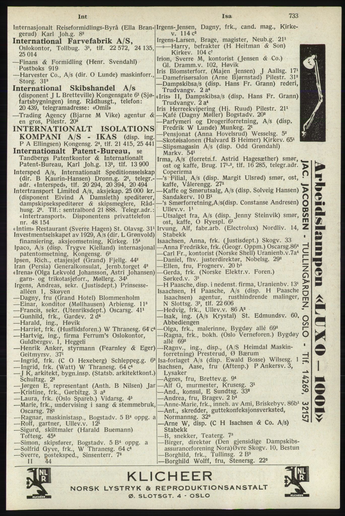 Kristiania/Oslo adressebok, PUBL/-, 1940, s. 751