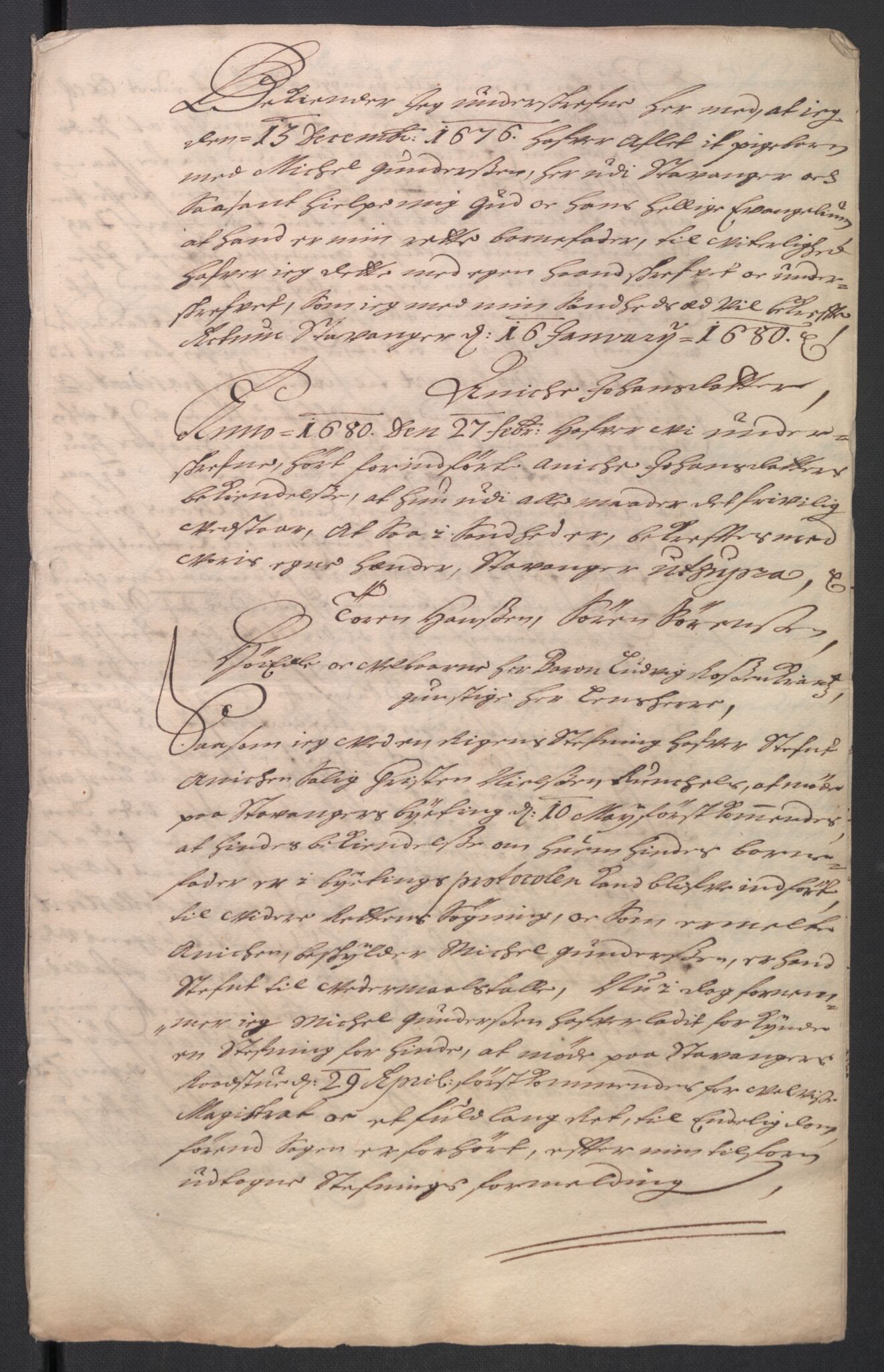 Rentekammeret inntil 1814, Reviderte regnskaper, Byregnskaper, AV/RA-EA-4066/R/Ro/L0301: [O3] Kontribusjonsregnskap, 1679-1684, s. 67