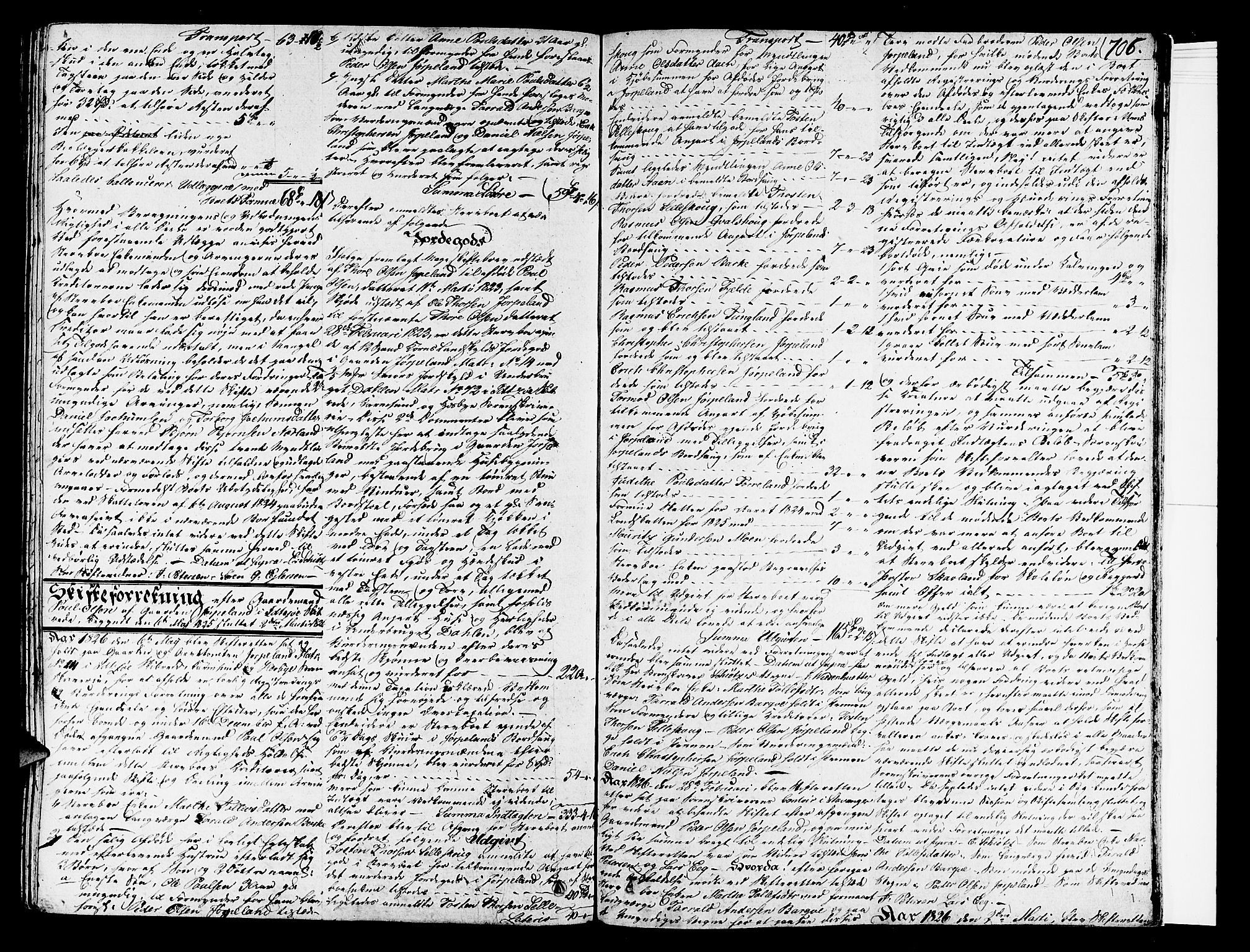 Karmsund sorenskriveri, AV/SAST-A-100311/01/IV/IVDB/L0006: SKIFTEPROTOKOLL A5, 1817-1825, s. 705b-706a
