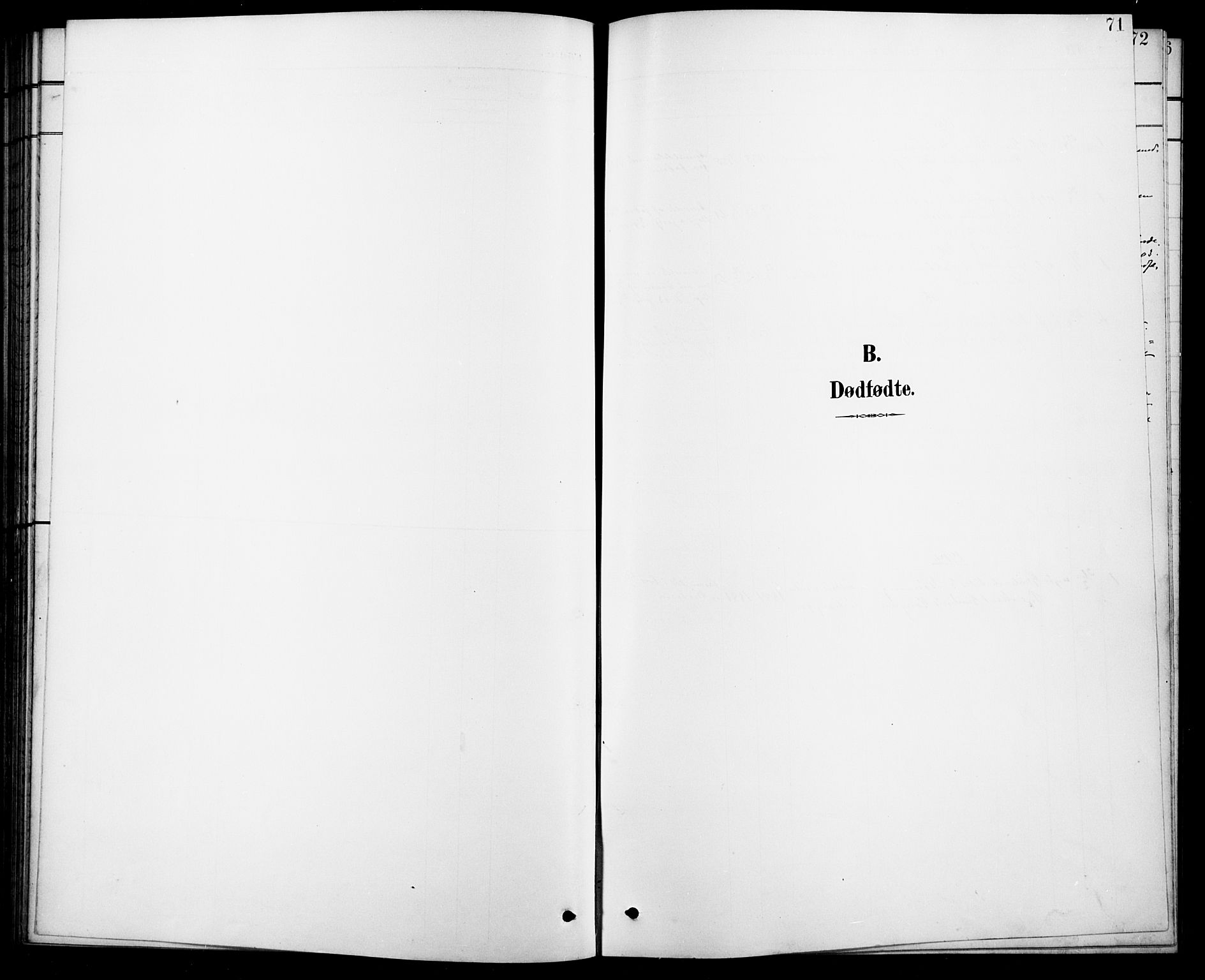 Kvikne prestekontor, SAH/PREST-064/H/Ha/Hab/L0003: Klokkerbok nr. 3, 1896-1918, s. 71