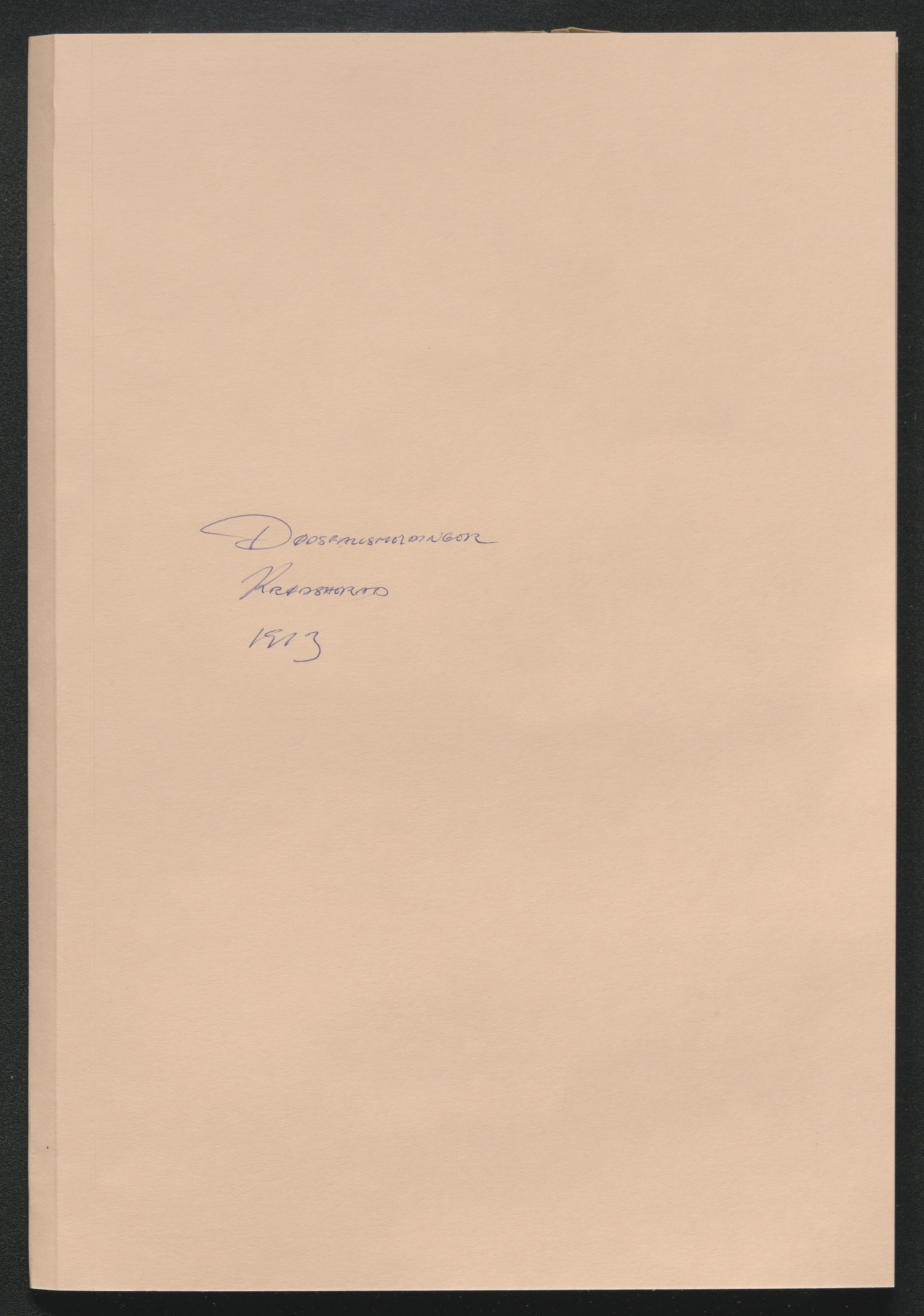 Eiker, Modum og Sigdal sorenskriveri, SAKO/A-123/H/Ha/Hab/L0036: Dødsfallsmeldinger, 1913, s. 238