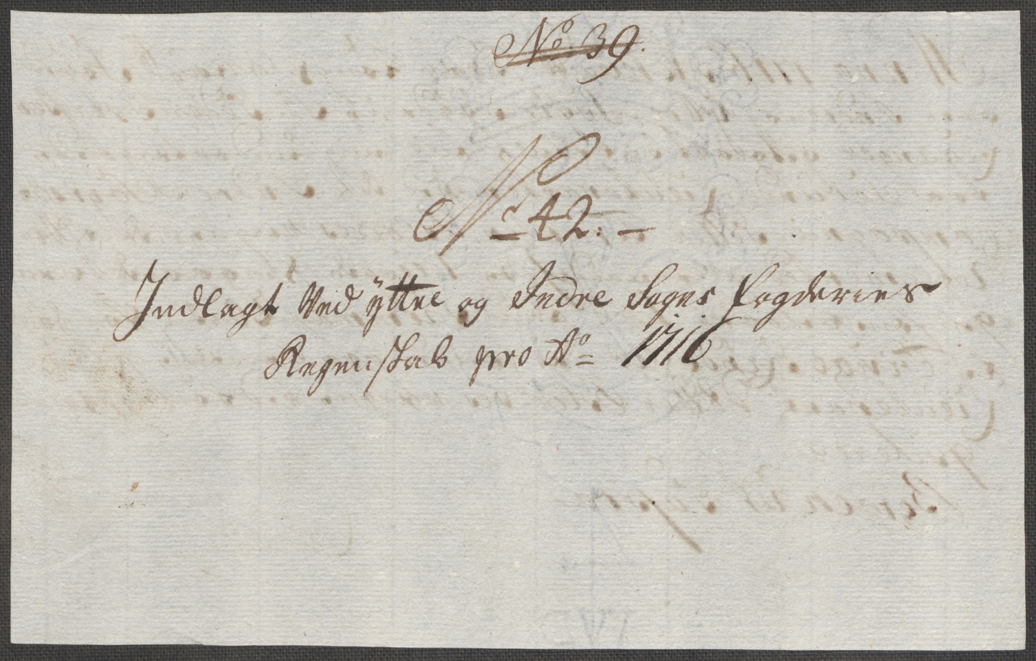 Rentekammeret inntil 1814, Reviderte regnskaper, Fogderegnskap, RA/EA-4092/R52/L3320: Fogderegnskap Sogn, 1715-1716, s. 537