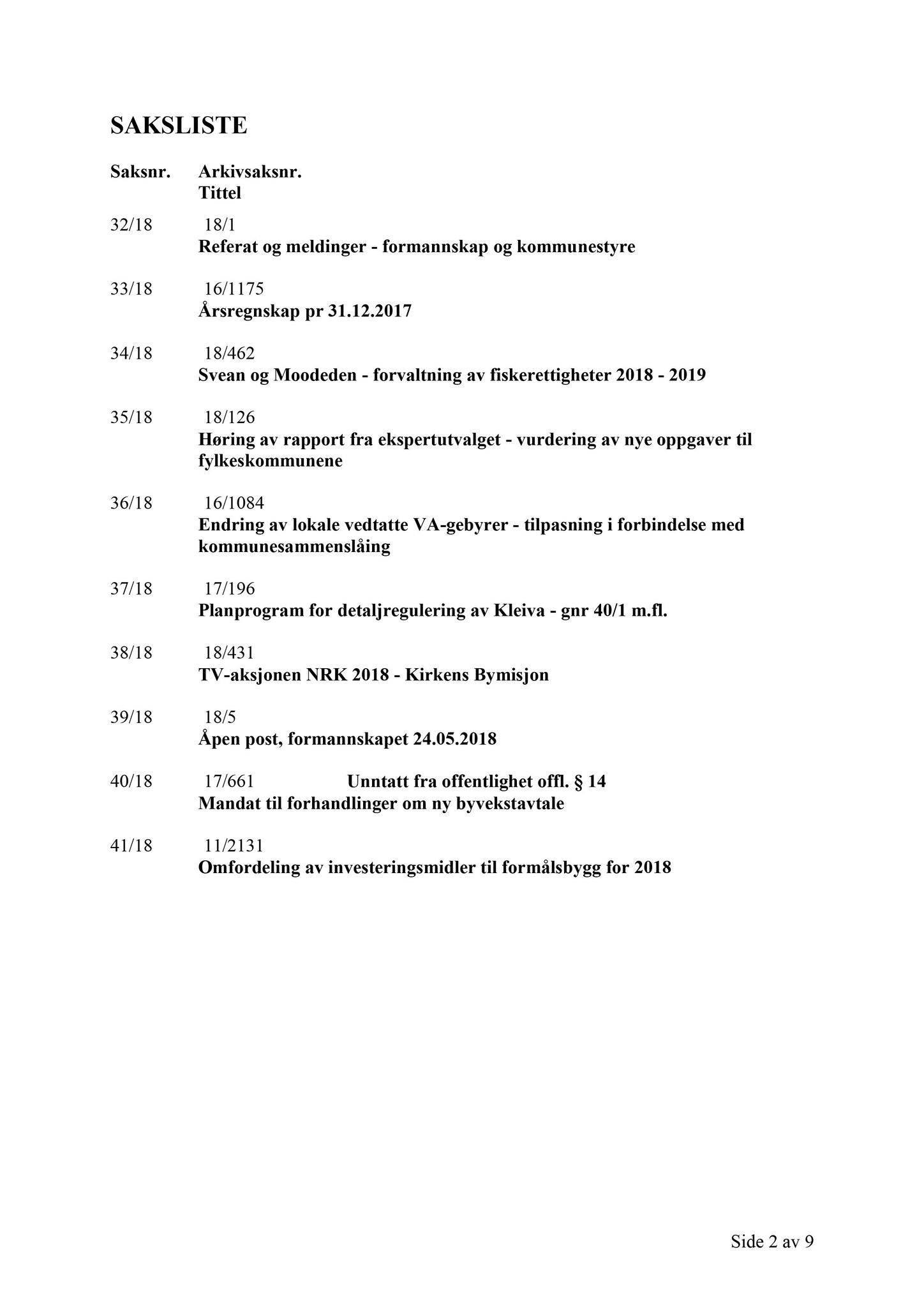 Klæbu Kommune, TRKO/KK/02-FS/L011: Formannsskapet - Møtedokumenter, 2018, s. 993