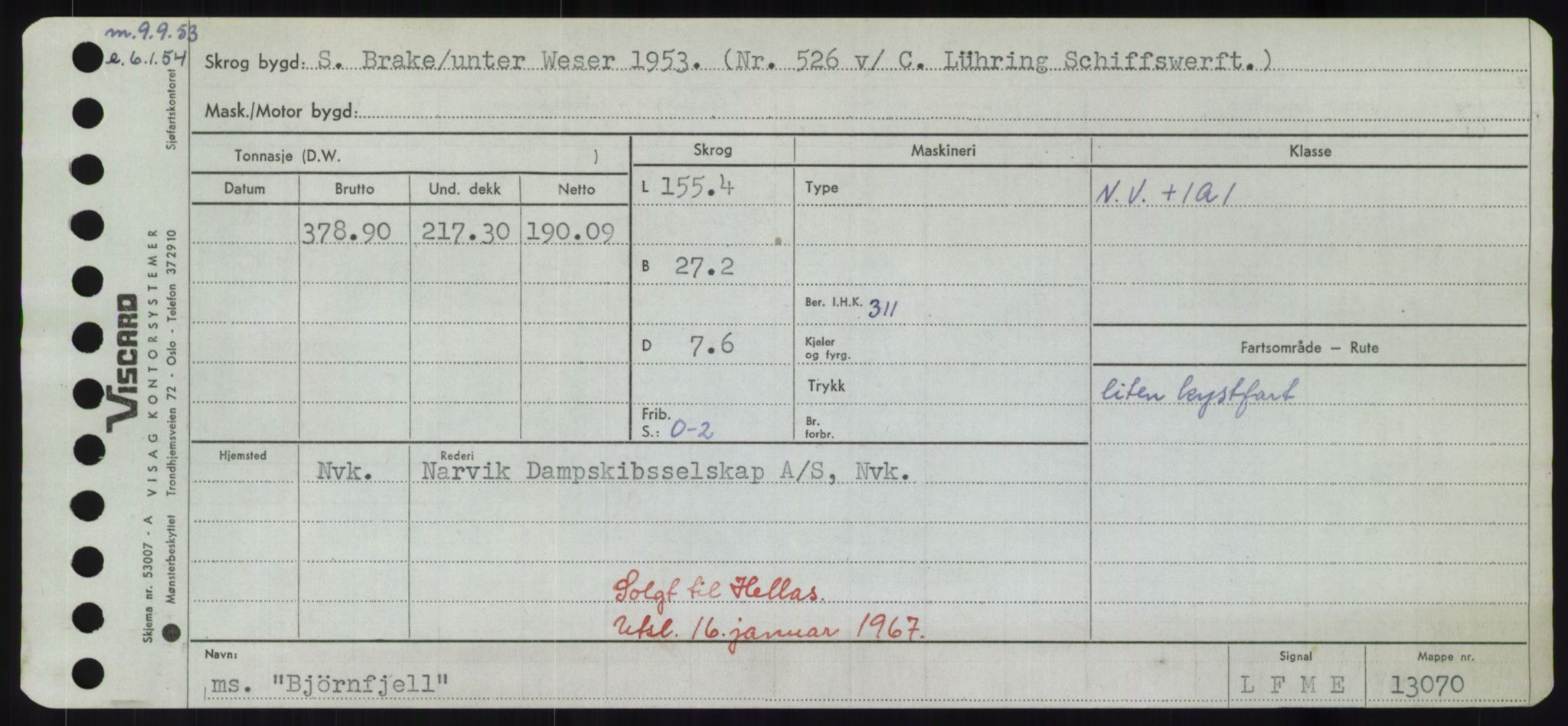 Sjøfartsdirektoratet med forløpere, Skipsmålingen, RA/S-1627/H/Hd/L0004: Fartøy, Bia-Boy, s. 223