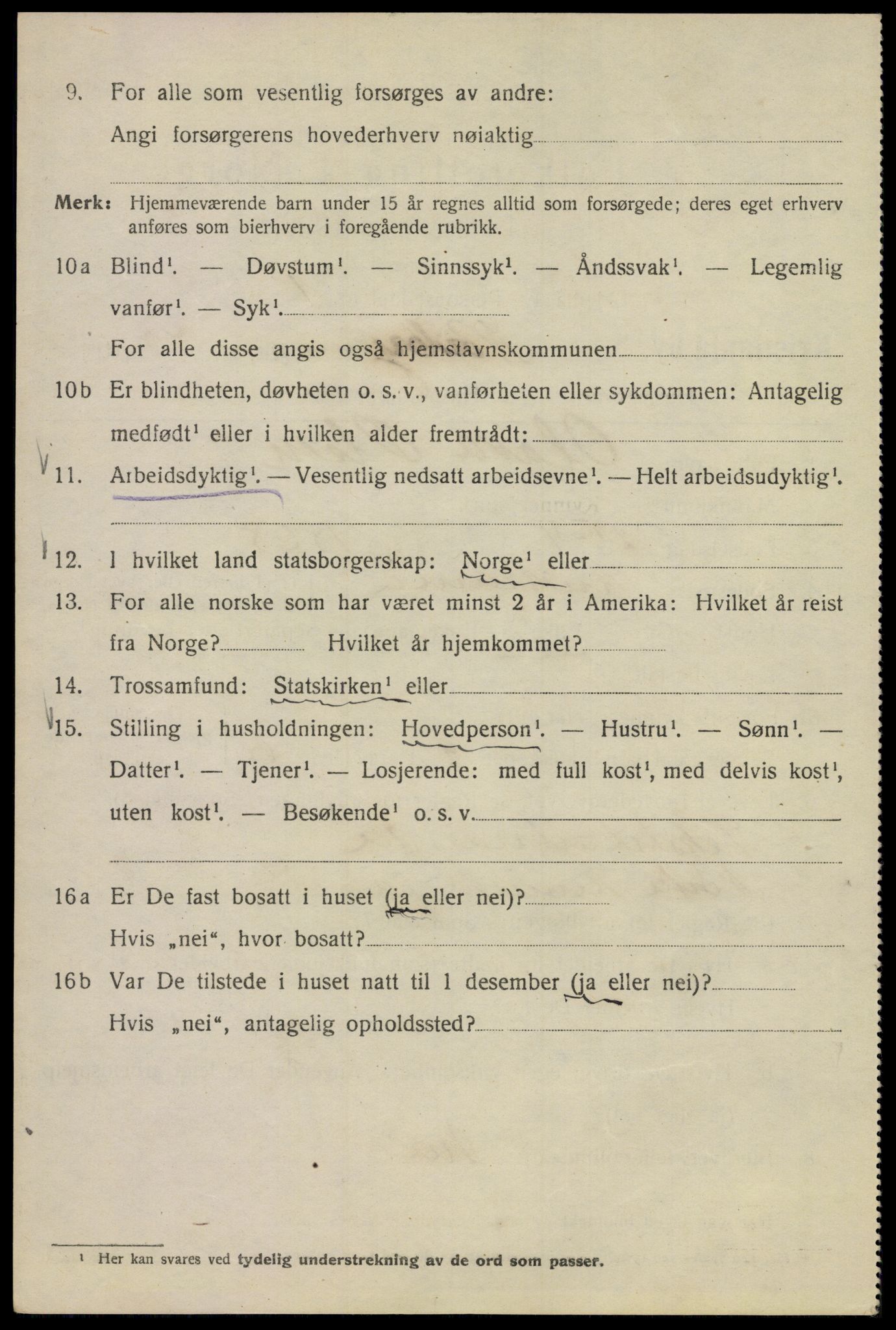 SAO, Folketelling 1920 for 0301 Kristiania kjøpstad, 1920, s. 420096
