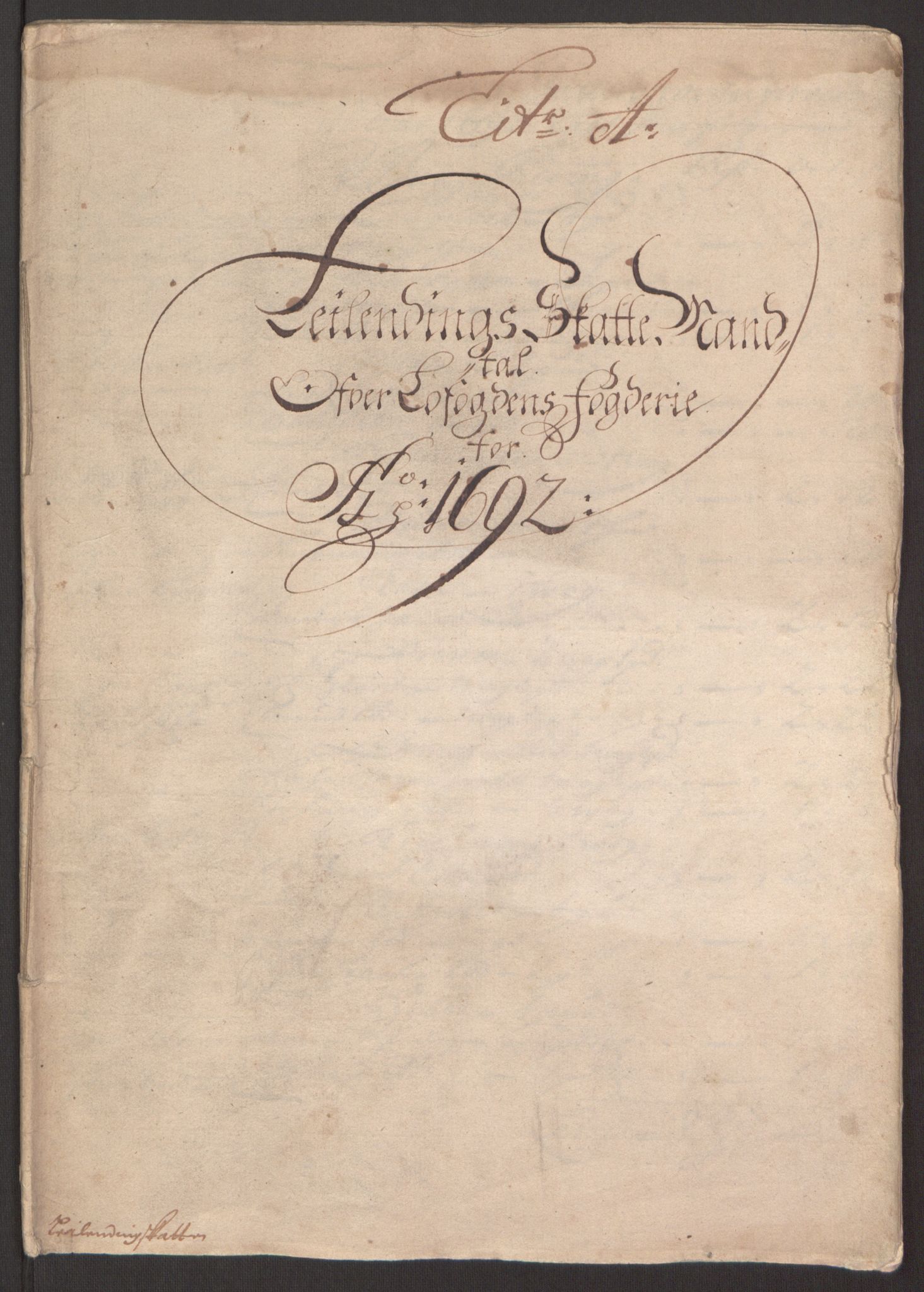Rentekammeret inntil 1814, Reviderte regnskaper, Fogderegnskap, AV/RA-EA-4092/R67/L4675: Fogderegnskap Vesterålen, Andenes og Lofoten, 1691-1693, s. 116