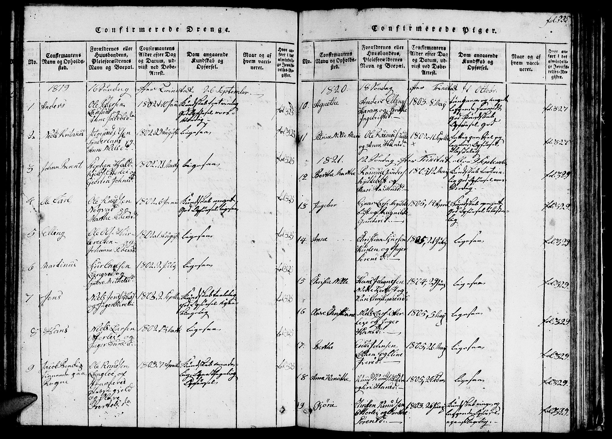 Ministerialprotokoller, klokkerbøker og fødselsregistre - Møre og Romsdal, SAT/A-1454/536/L0506: Klokkerbok nr. 536C01, 1818-1859, s. 235