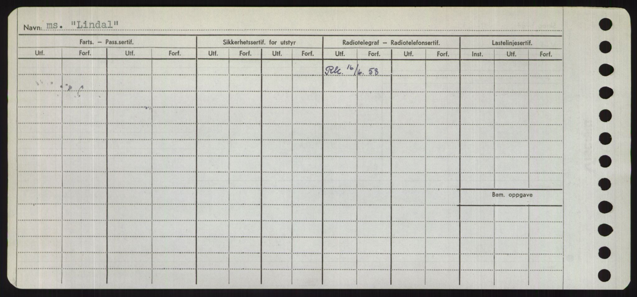 Sjøfartsdirektoratet med forløpere, Skipsmålingen, RA/S-1627/H/Hd/L0023: Fartøy, Lia-Løv, s. 118