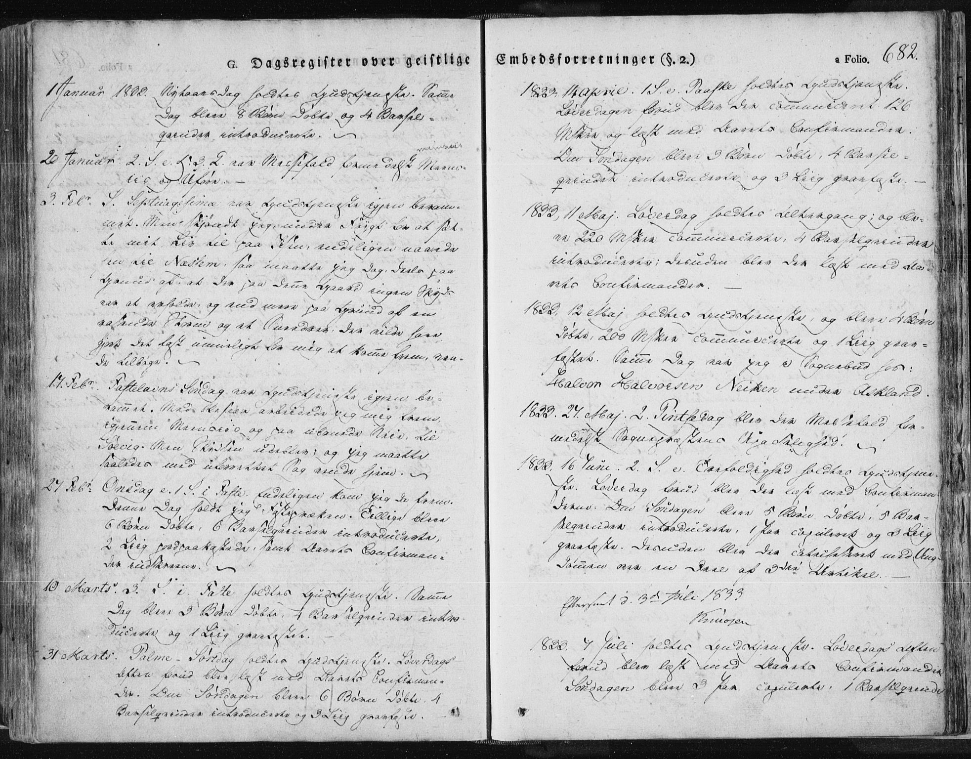 Tysvær sokneprestkontor, SAST/A -101864/H/Ha/Haa/L0001: Ministerialbok nr. A 1.2, 1831-1856, s. 682