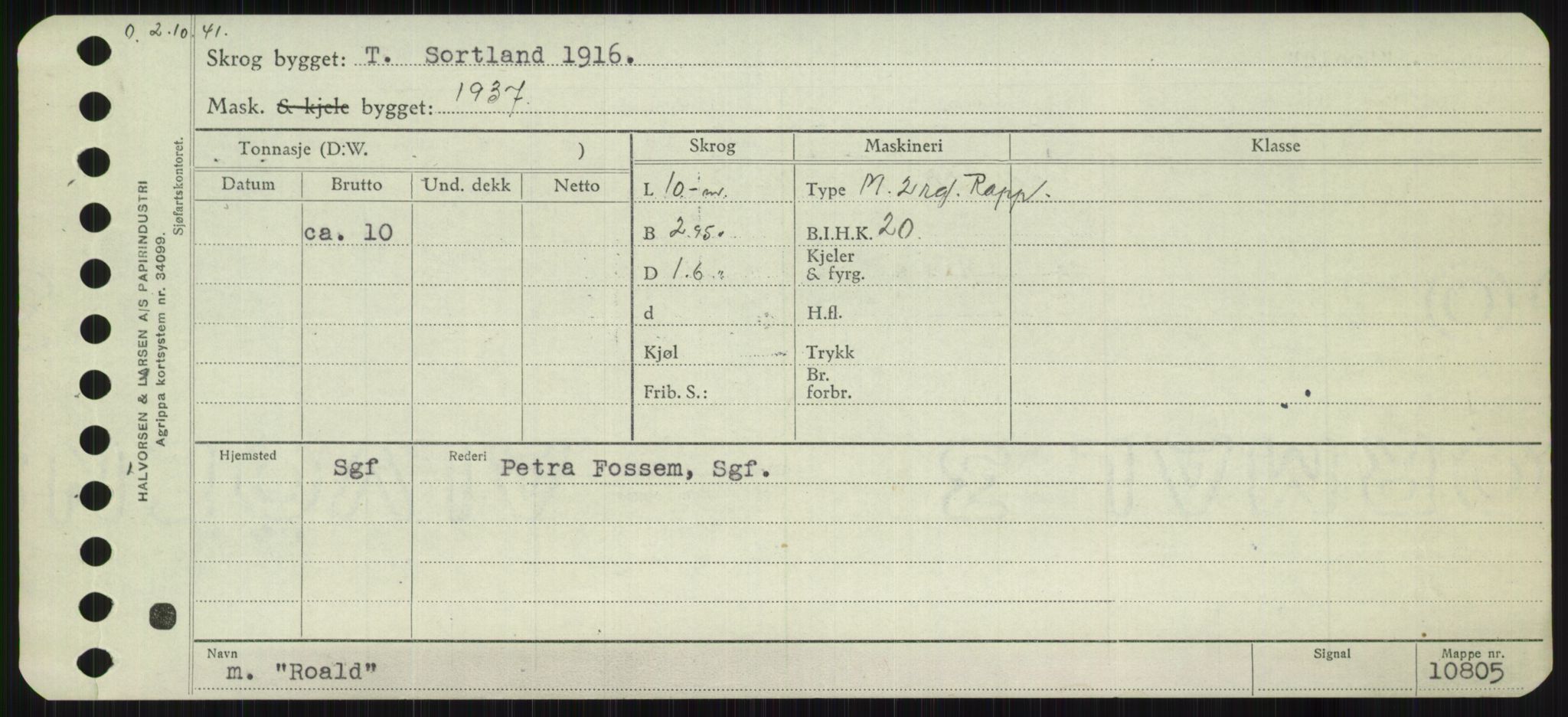 Sjøfartsdirektoratet med forløpere, Skipsmålingen, RA/S-1627/H/Ha/L0004/0002: Fartøy, Mas-R / Fartøy, Odin-R, s. 759