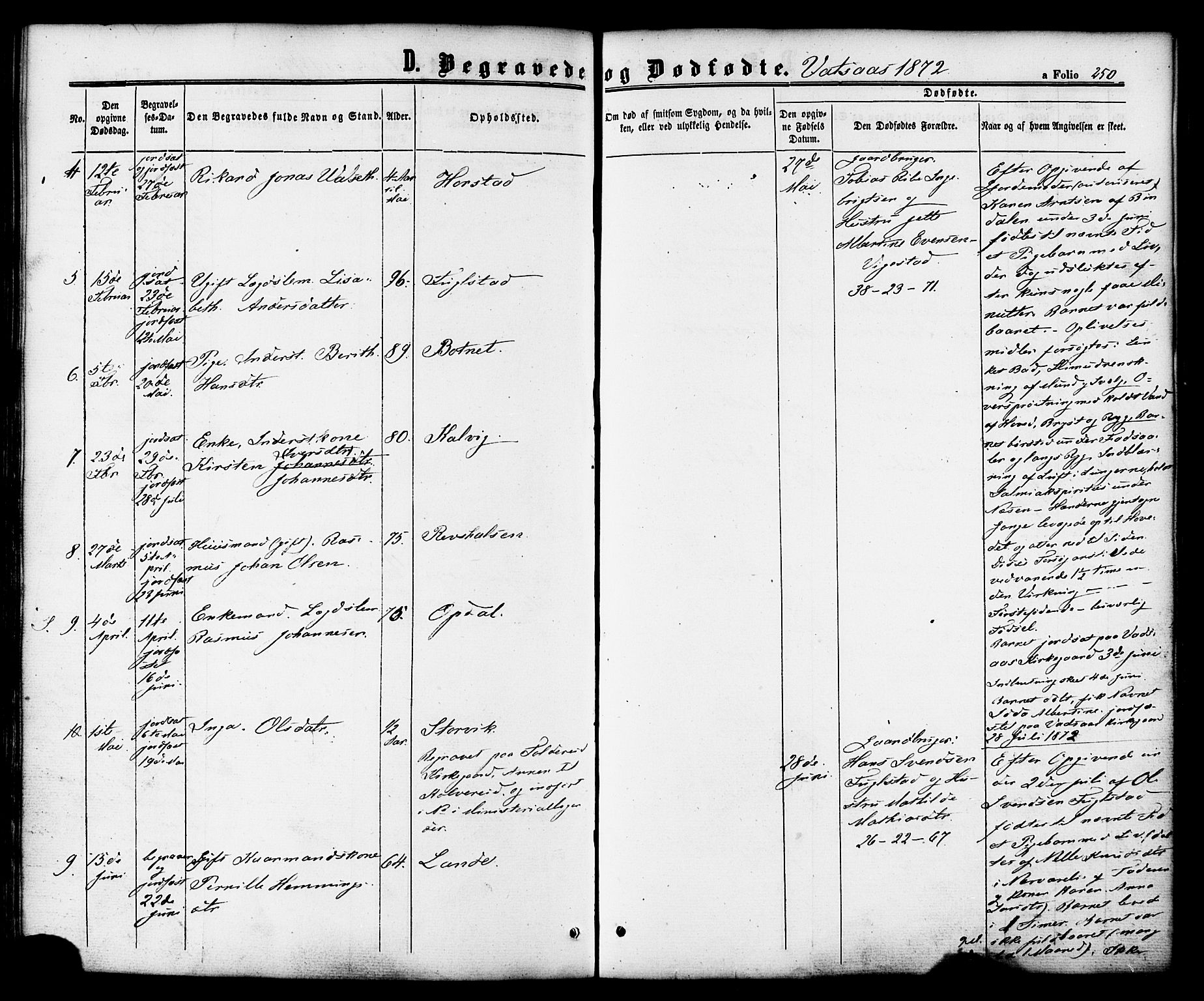 Ministerialprotokoller, klokkerbøker og fødselsregistre - Nordland, SAT/A-1459/810/L0146: Ministerialbok nr. 810A08 /1, 1862-1874, s. 250