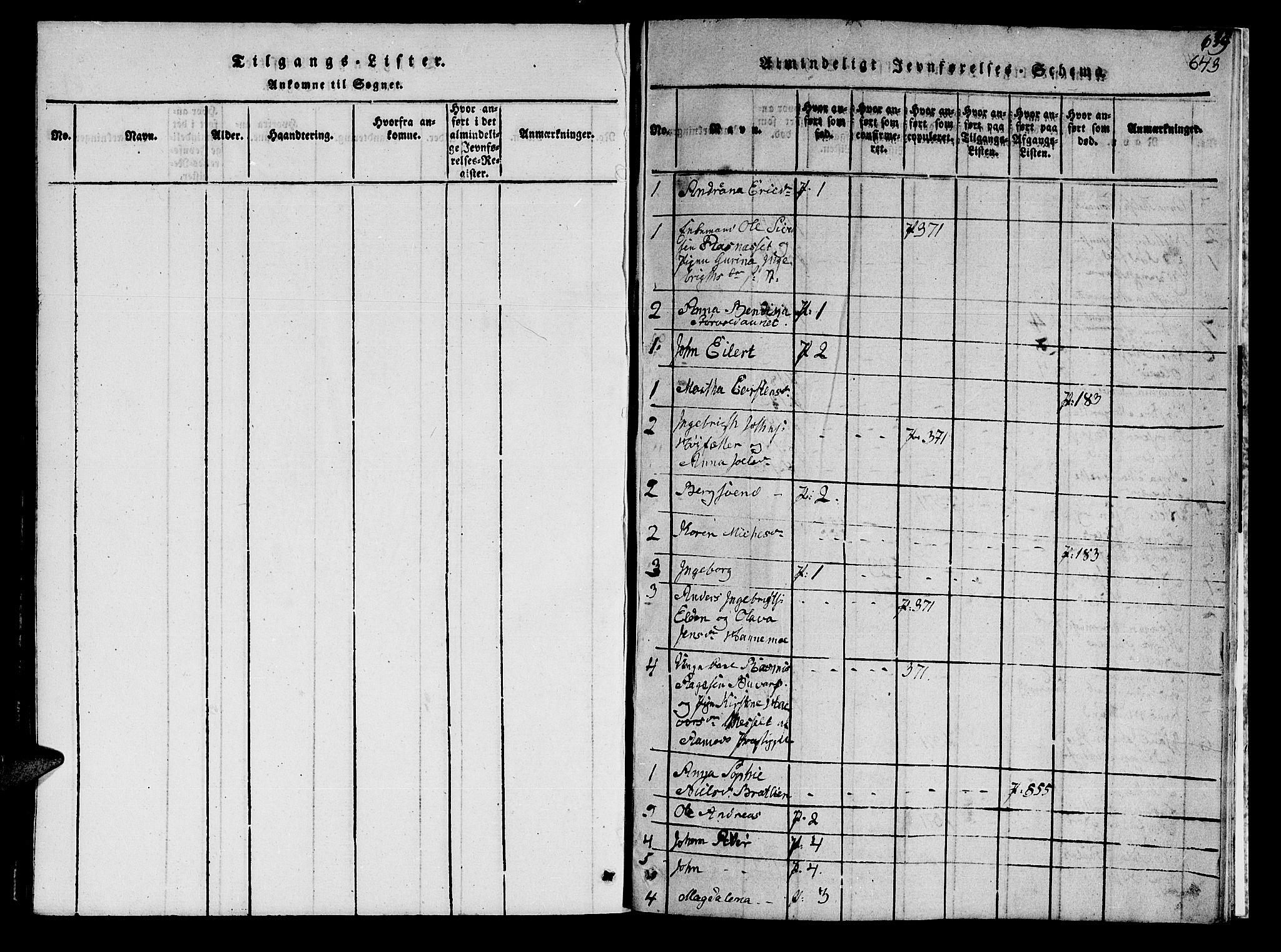Ministerialprotokoller, klokkerbøker og fødselsregistre - Nord-Trøndelag, AV/SAT-A-1458/742/L0411: Klokkerbok nr. 742C02, 1817-1825, s. 642-643