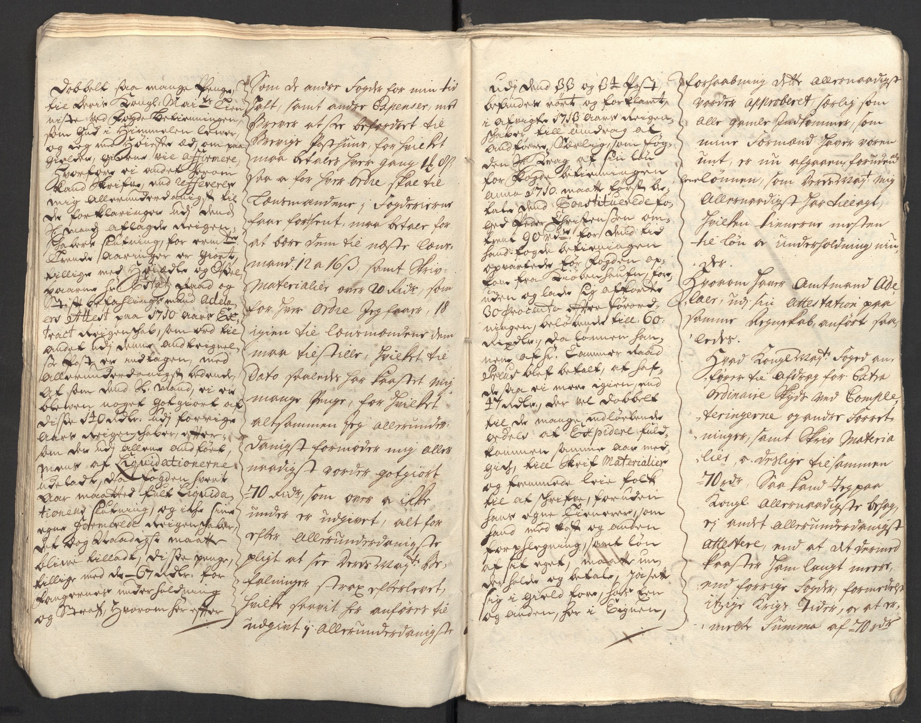 Rentekammeret inntil 1814, Reviderte regnskaper, Fogderegnskap, AV/RA-EA-4092/R36/L2122: Fogderegnskap Øvre og Nedre Telemark og Bamble, 1710-1711, s. 14