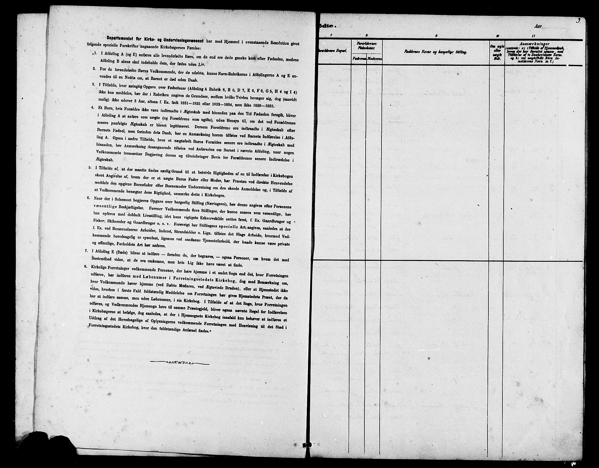 Finnøy sokneprestkontor, AV/SAST-A-101825/H/Ha/Haa/L0009: Ministerialbok nr. A 9, 1879-1888, s. 3