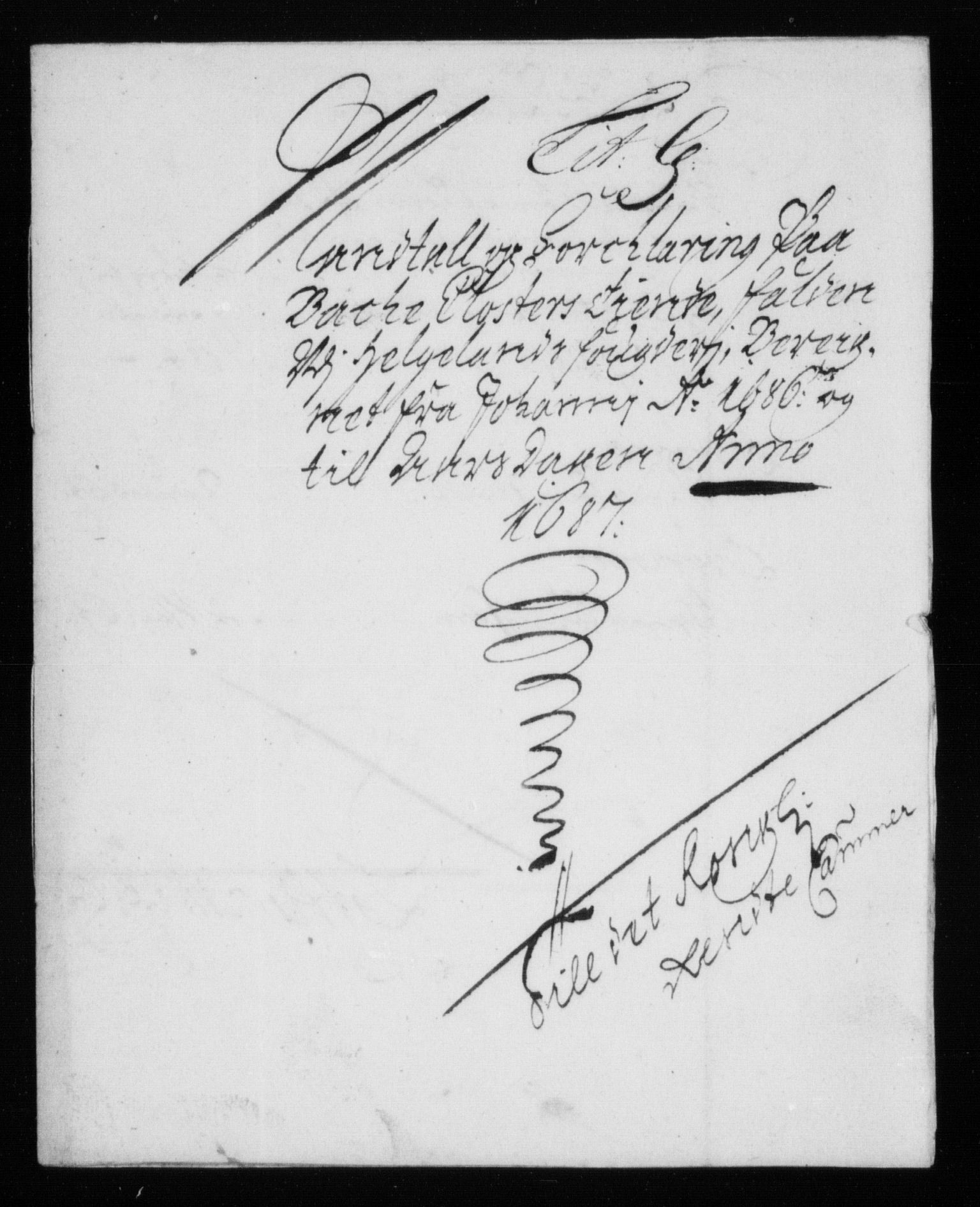 Rentekammeret inntil 1814, Reviderte regnskaper, Stiftamtstueregnskaper, Trondheim stiftamt og Nordland amt, AV/RA-EA-6044/R/Rh/L0009: Nordland amt, 1687