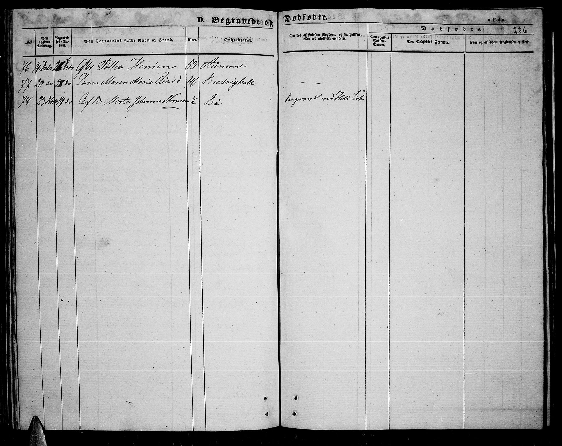 Trondenes sokneprestkontor, AV/SATØ-S-1319/H/Hb/L0007klokker: Klokkerbok nr. 7, 1855-1862, s. 236
