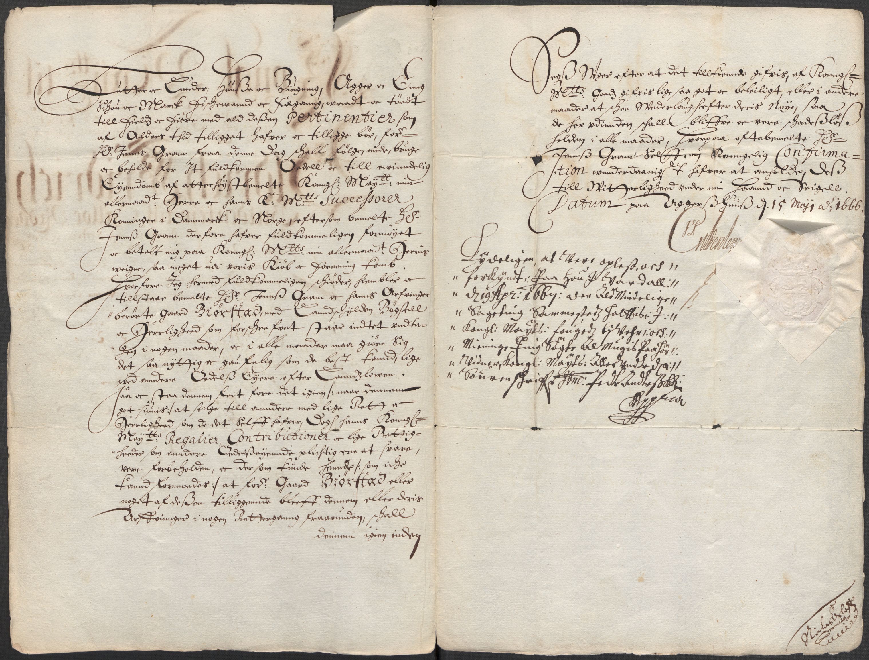 Rentekammeret, Kammerkanselliet, RA/EA-3111/G/Gg/Ggj/Ggja/L0002: Skjøter utstedt av myndigheter i Norge og senere ombyttet med kongelige konfirmasjonsskjøter, 1670-1687, s. 175