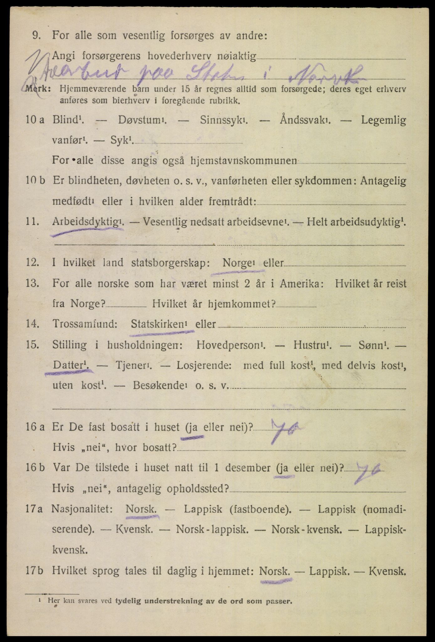 SAT, Folketelling 1920 for 1855 Ankenes herred, 1920, s. 4954