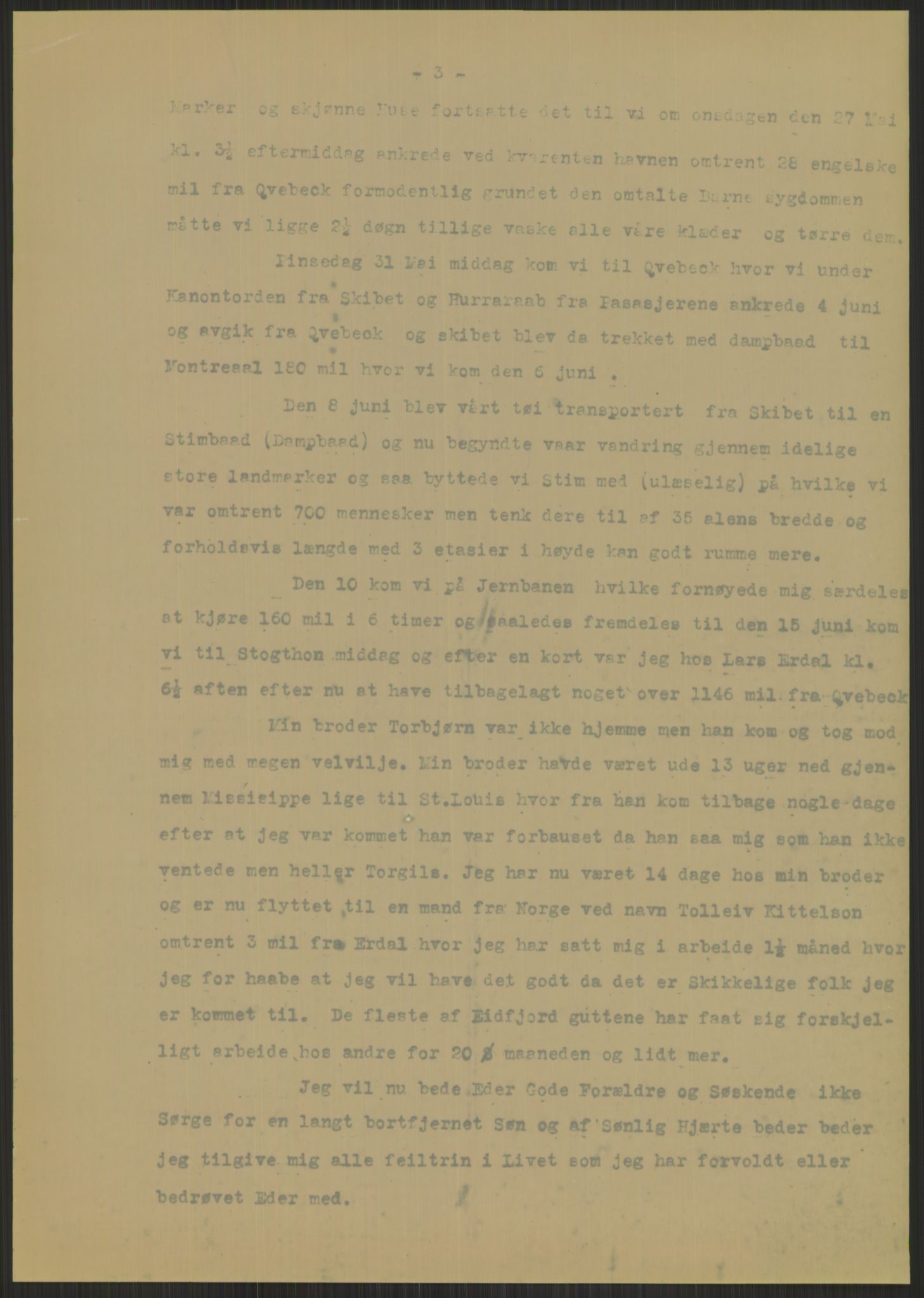 Samlinger til kildeutgivelse, Amerikabrevene, AV/RA-EA-4057/F/L0031: Innlån fra Hordaland: Hereid - Måkestad, 1838-1914, s. 11