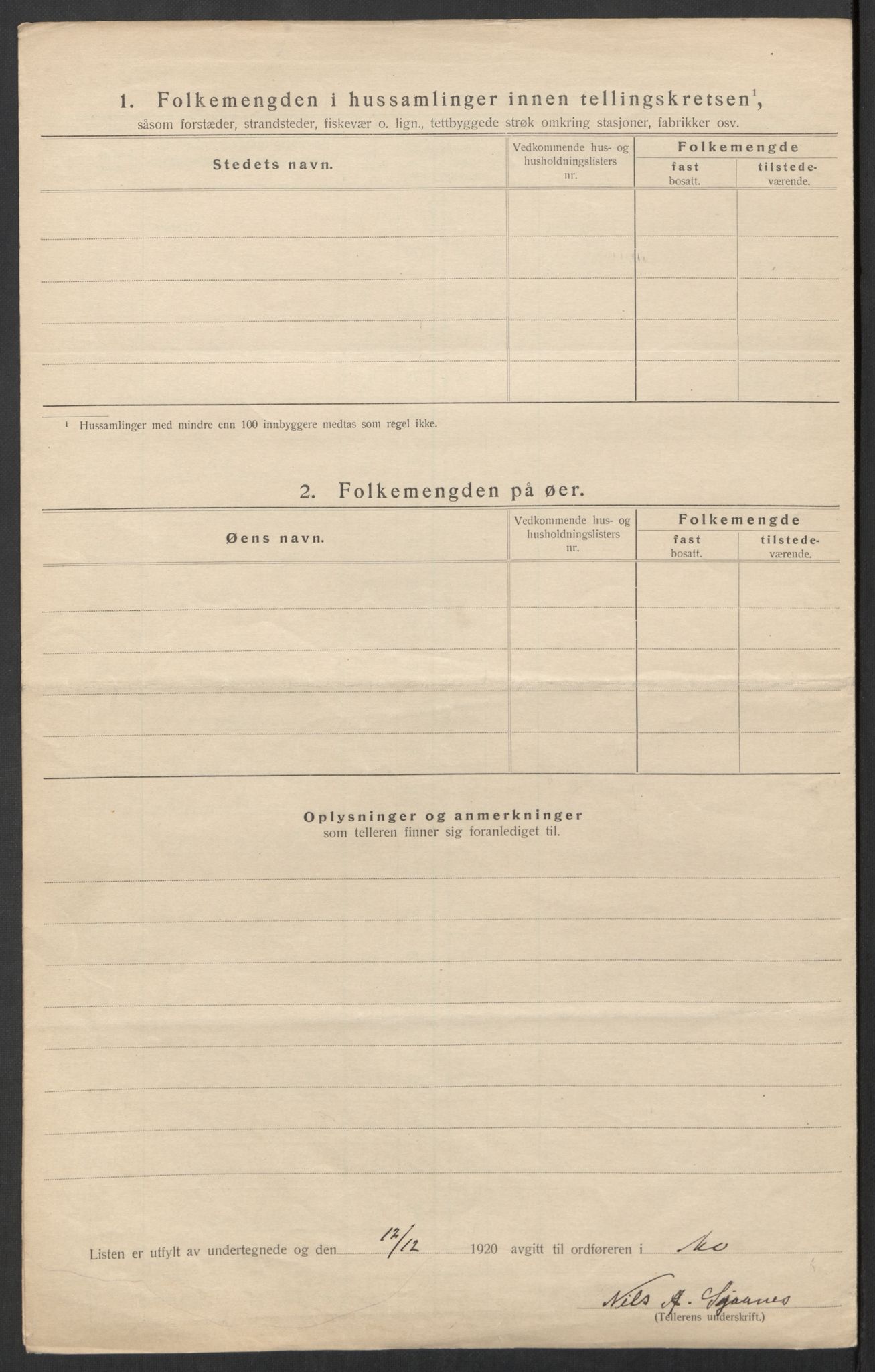 SAT, Folketelling 1920 for 1833 Mo herred, 1920, s. 13