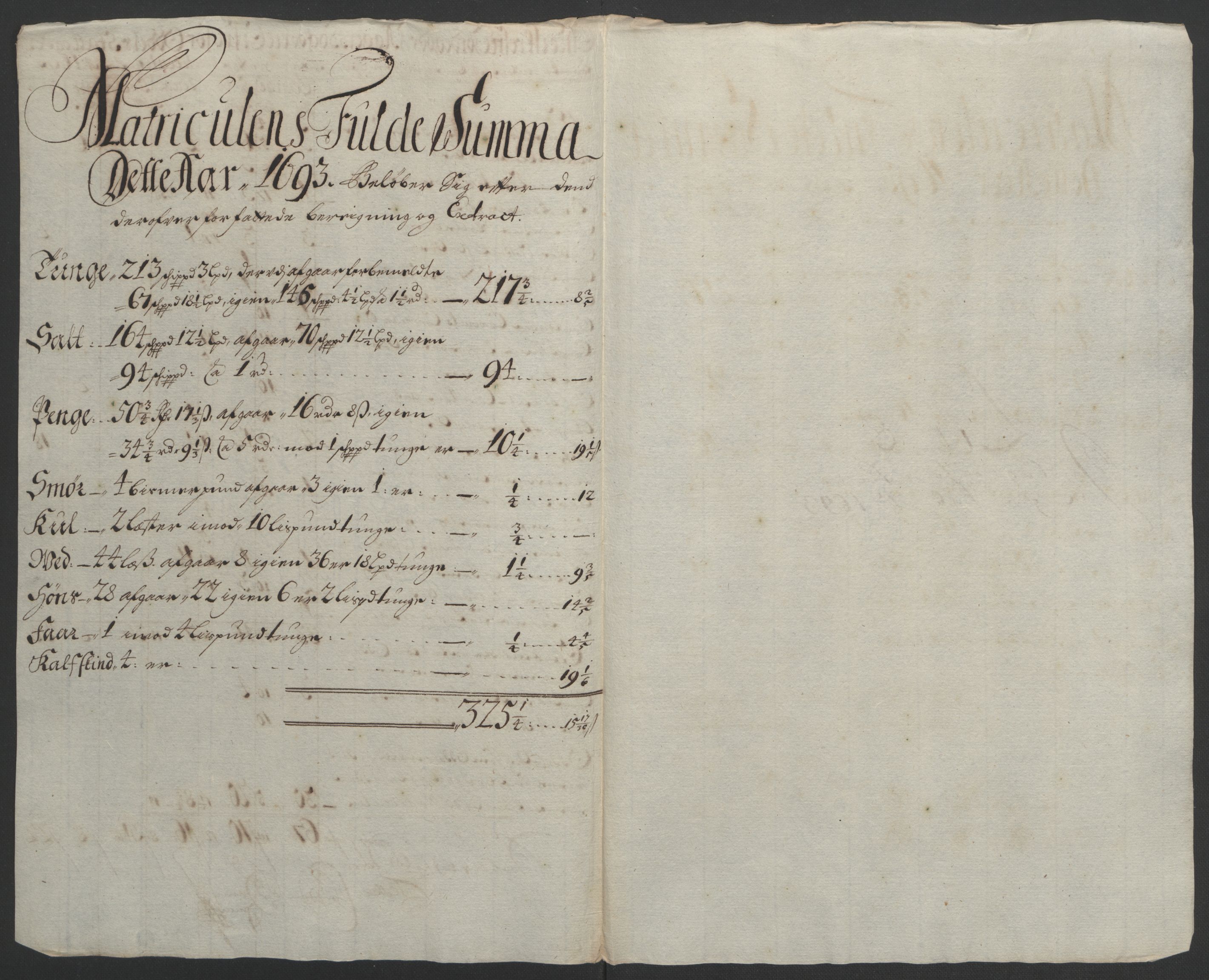 Rentekammeret inntil 1814, Reviderte regnskaper, Fogderegnskap, AV/RA-EA-4092/R08/L0426: Fogderegnskap Aker, 1692-1693, s. 338