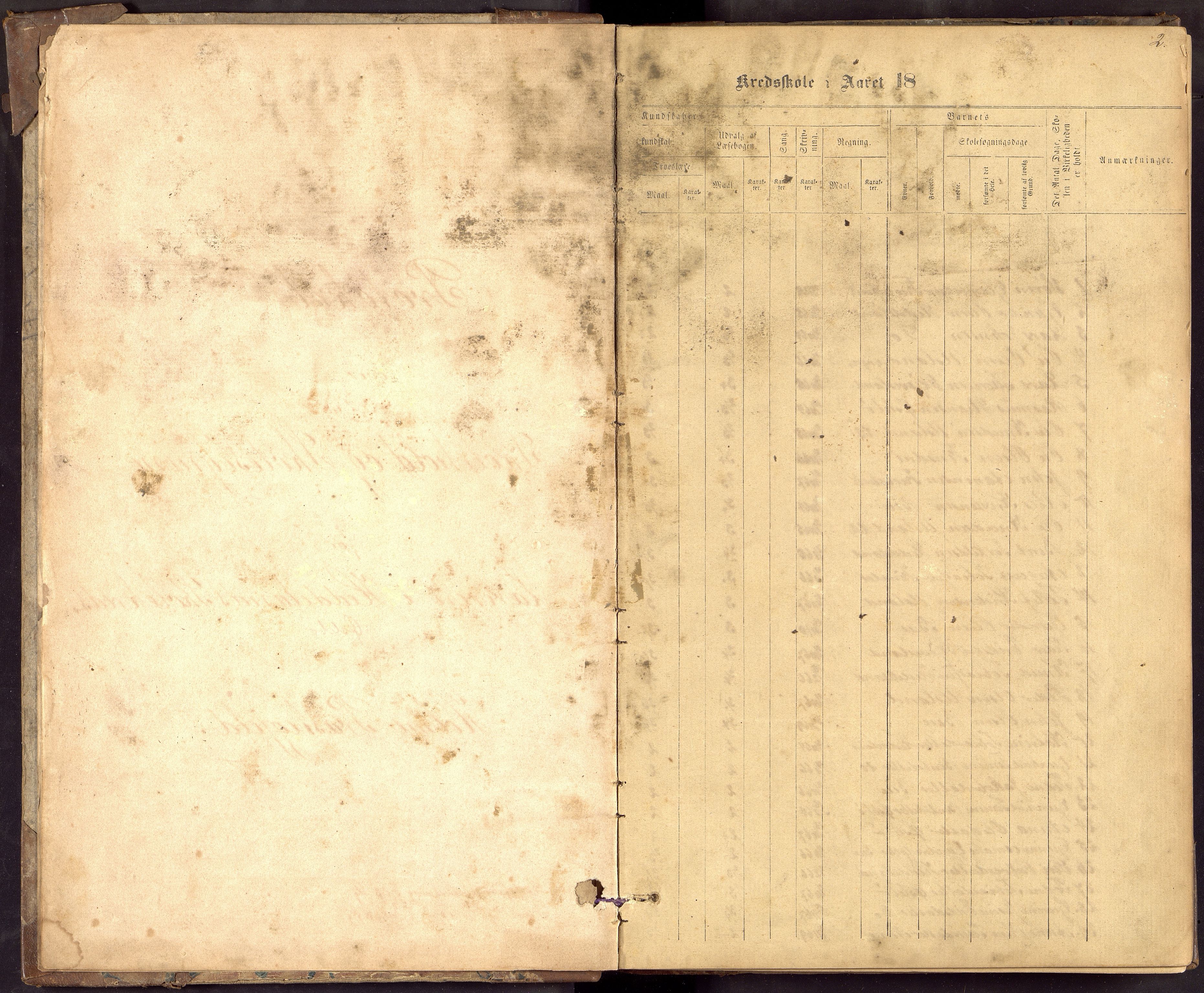 Øyslebø og Laudal kommune - Heddeland Skole, ARKSOR/1021ØL554/H/L0001: Protokoll
(Øyslebø 1878 - 1898), 1871-1878