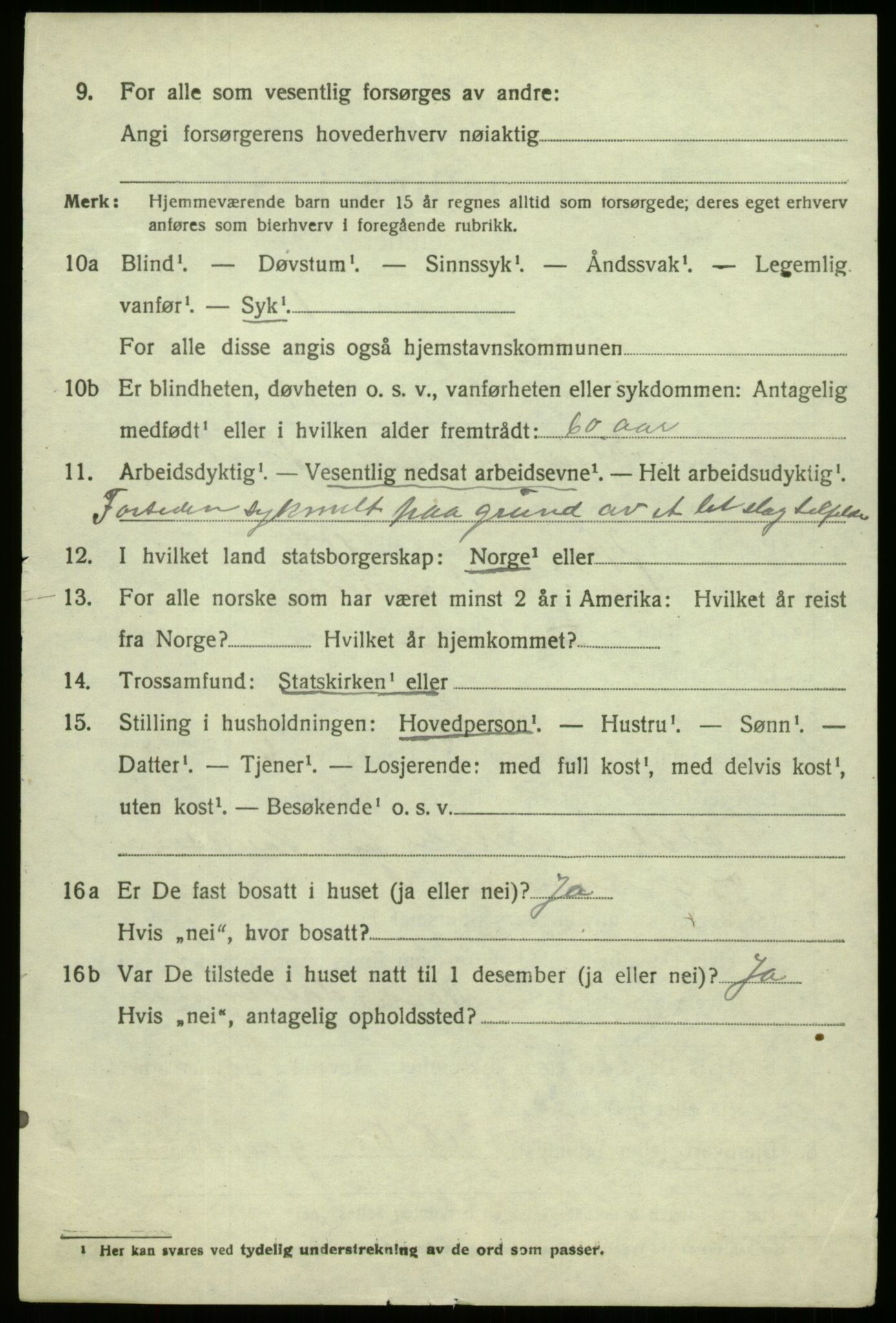 SAB, Folketelling 1920 for 1250 Haus herred, 1920, s. 7952