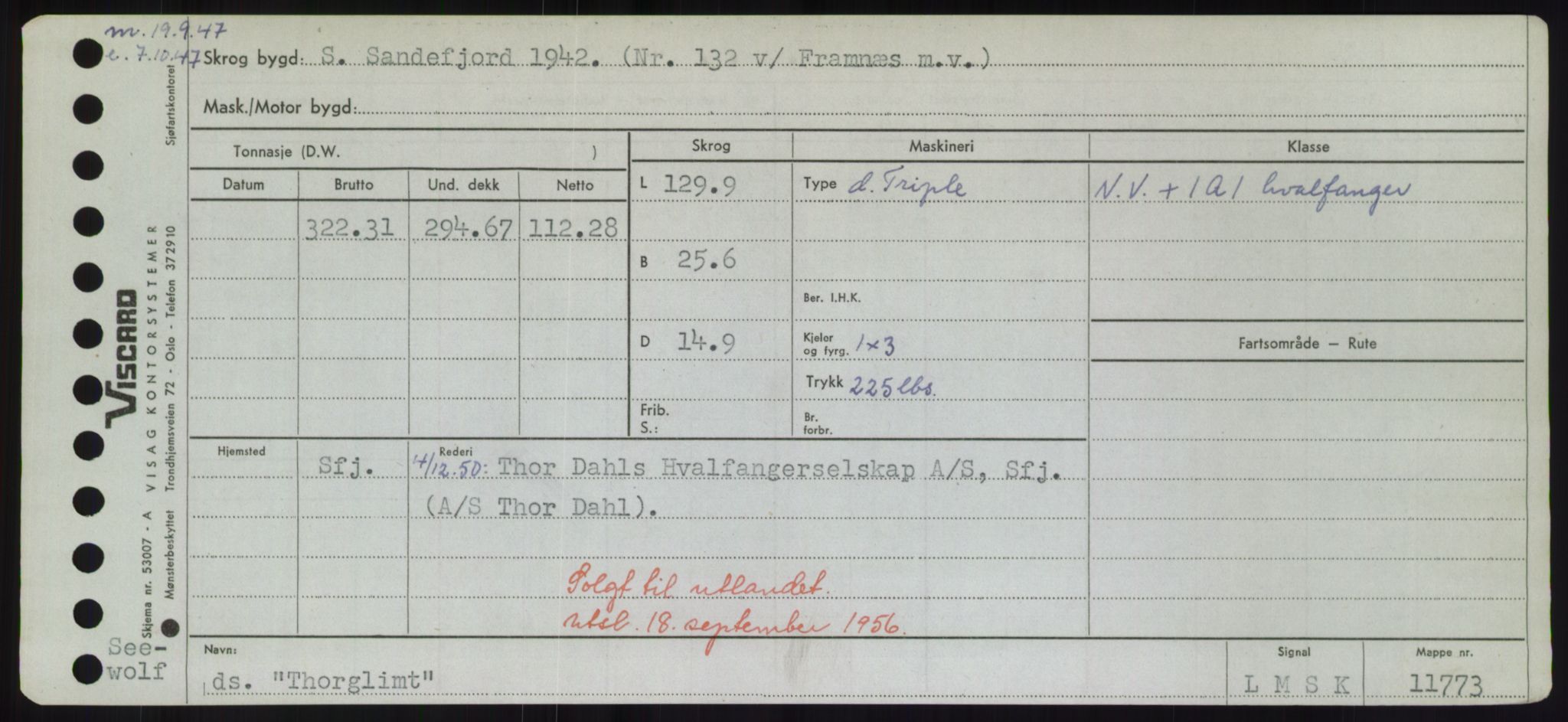 Sjøfartsdirektoratet med forløpere, Skipsmålingen, RA/S-1627/H/Hd/L0038: Fartøy, T-Th, s. 685