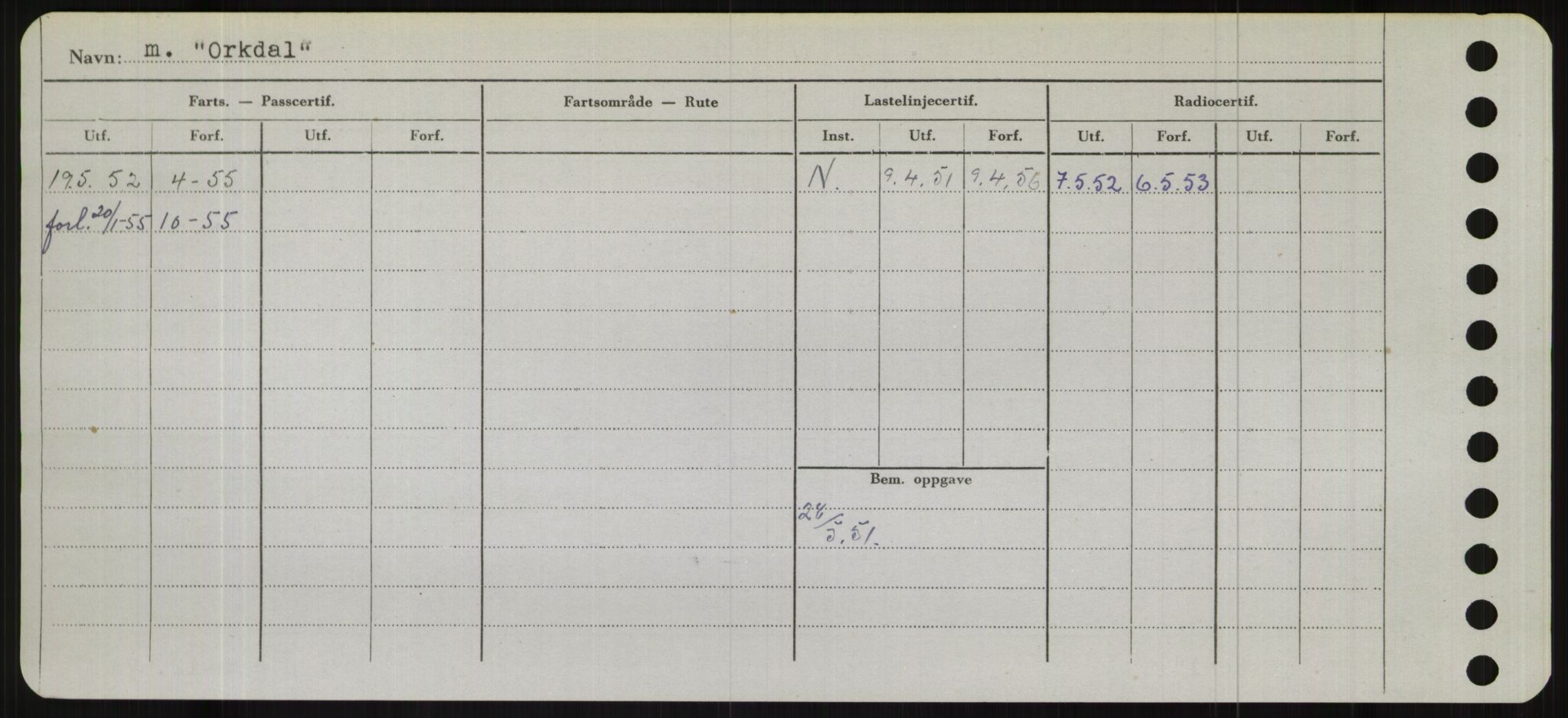 Sjøfartsdirektoratet med forløpere, Skipsmålingen, RA/S-1627/H/Hb/L0004: Fartøy, O-S, s. 44