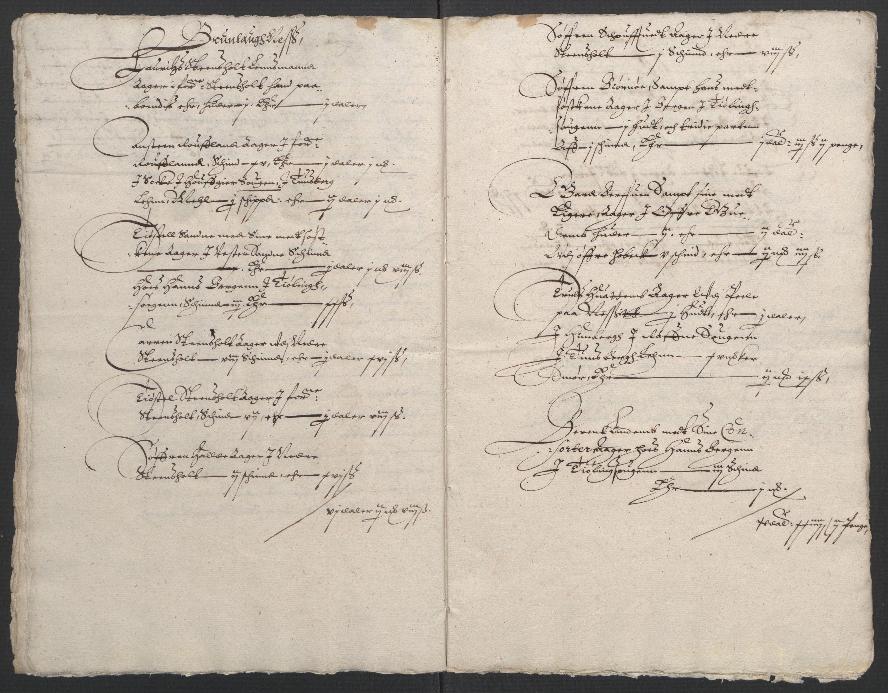 Stattholderembetet 1572-1771, AV/RA-EA-2870/Ek/L0009/0001: Jordebøker til utlikning av rosstjeneste 1624-1626: / Odelsjordebøker for noen vikværske len, 1624-1626, s. 232