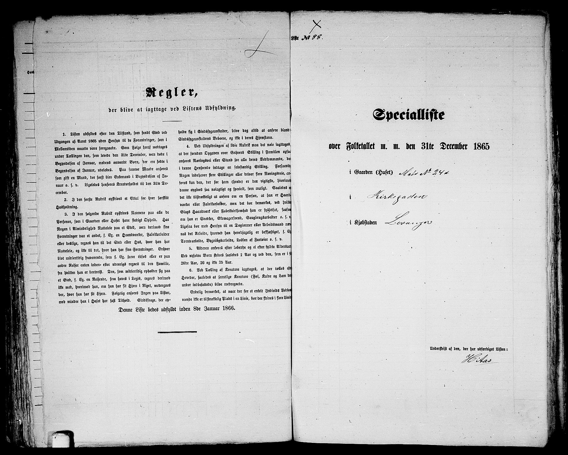 RA, Folketelling 1865 for 1701B Levanger prestegjeld, Levanger kjøpstad, 1865, s. 179