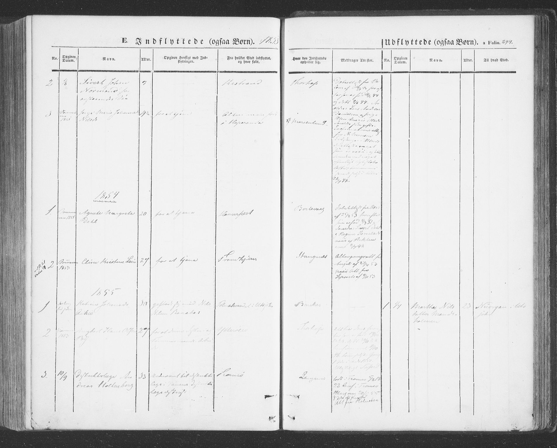 Tana sokneprestkontor, SATØ/S-1334/H/Ha/L0001kirke: Ministerialbok nr. 1, 1846-1861, s. 294