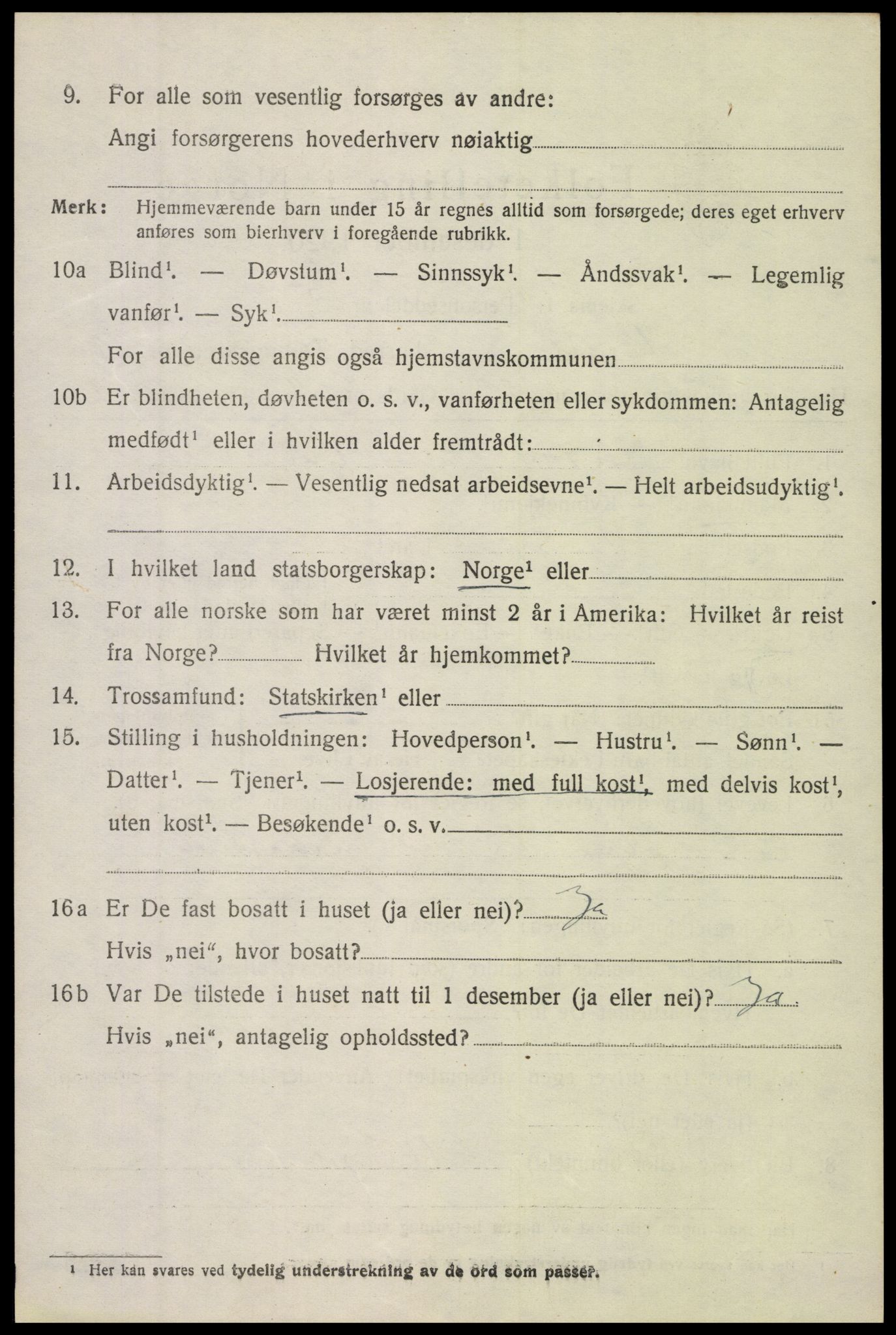 SAH, Folketelling 1920 for 0540 Sør-Aurdal herred, 1920, s. 6666